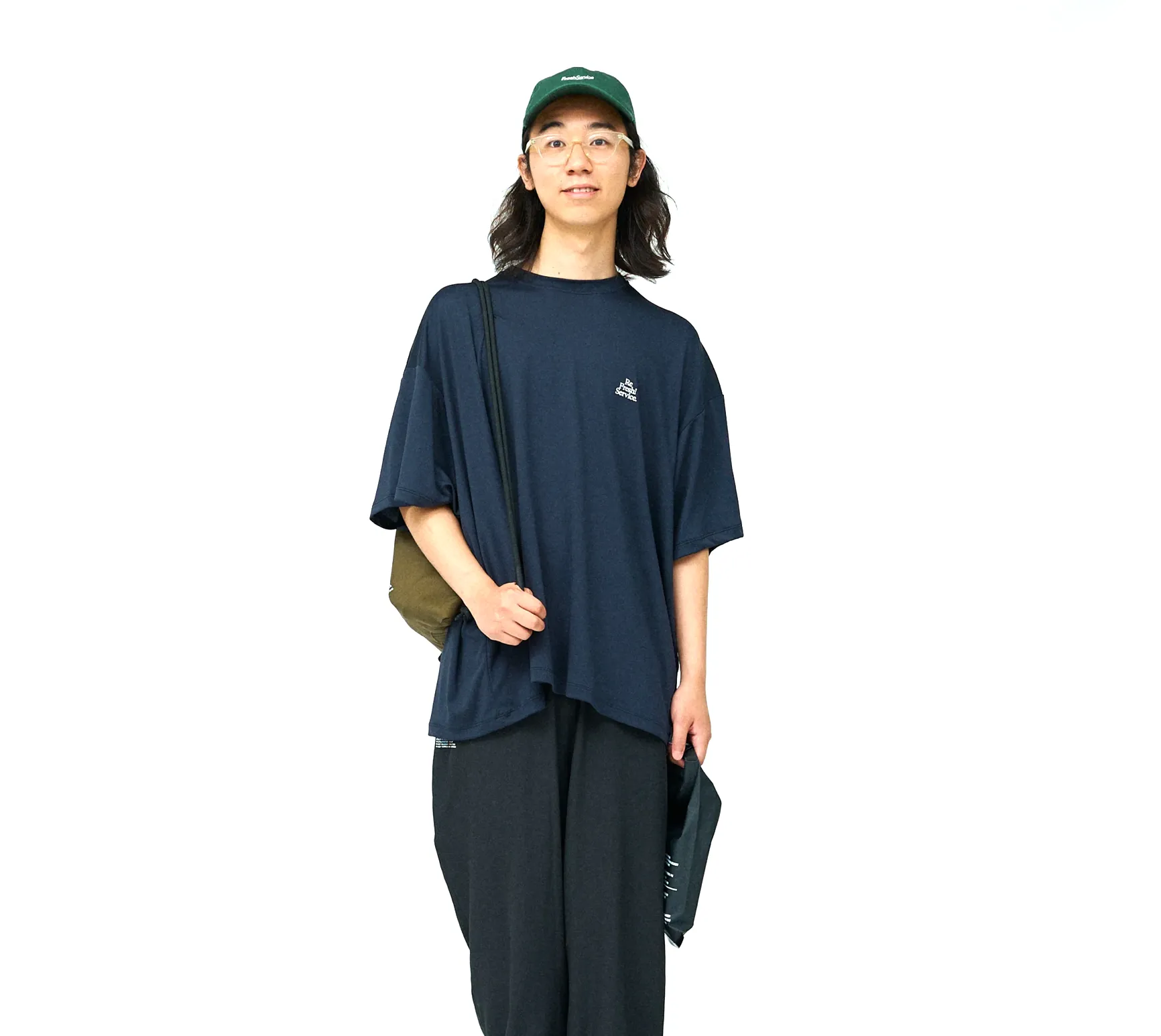 Fresh Service /"ReFresh!Service." POLARTEC® POWER DRY TEE-BLACK