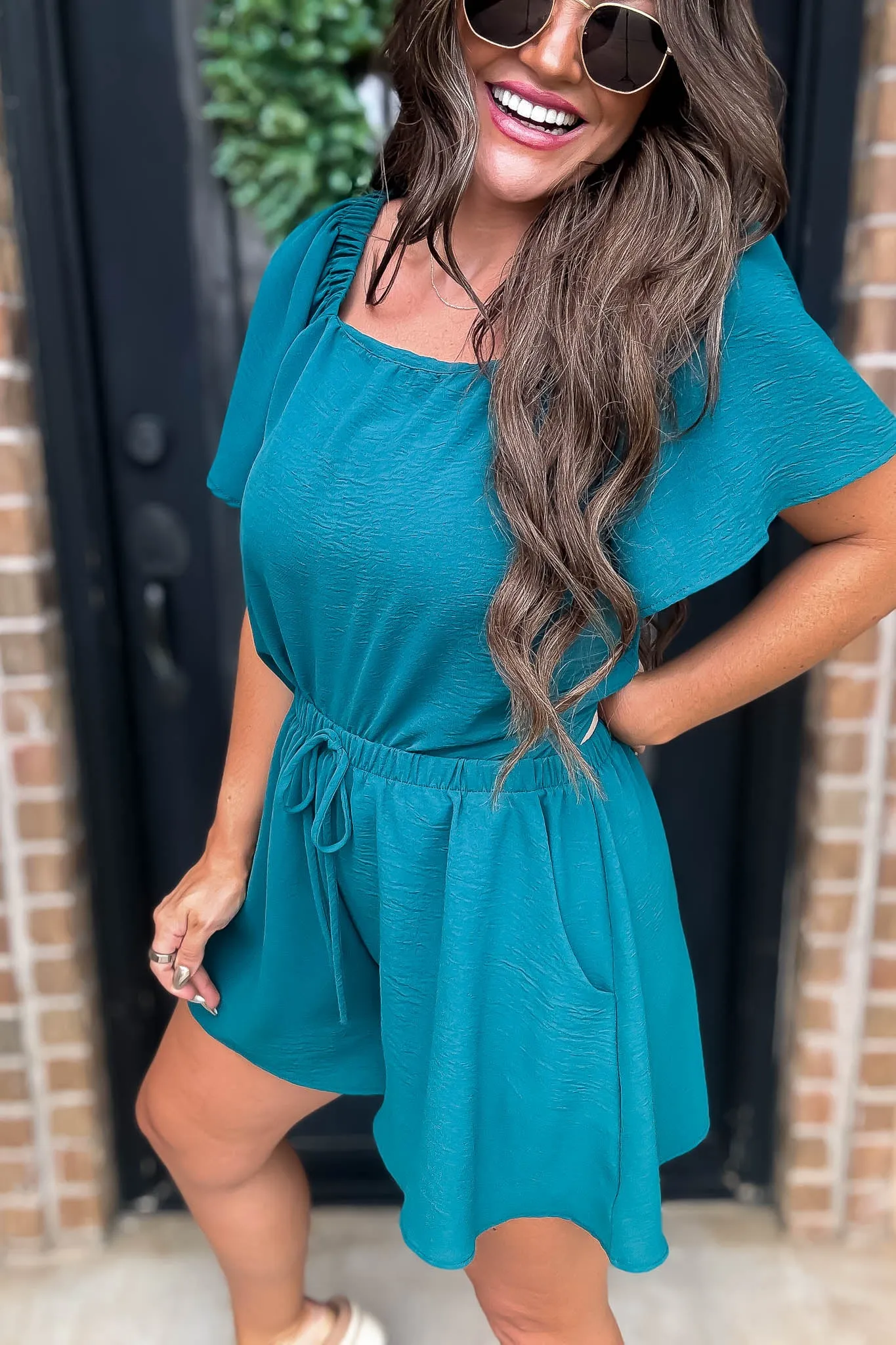 Get Obsessed Teal Top