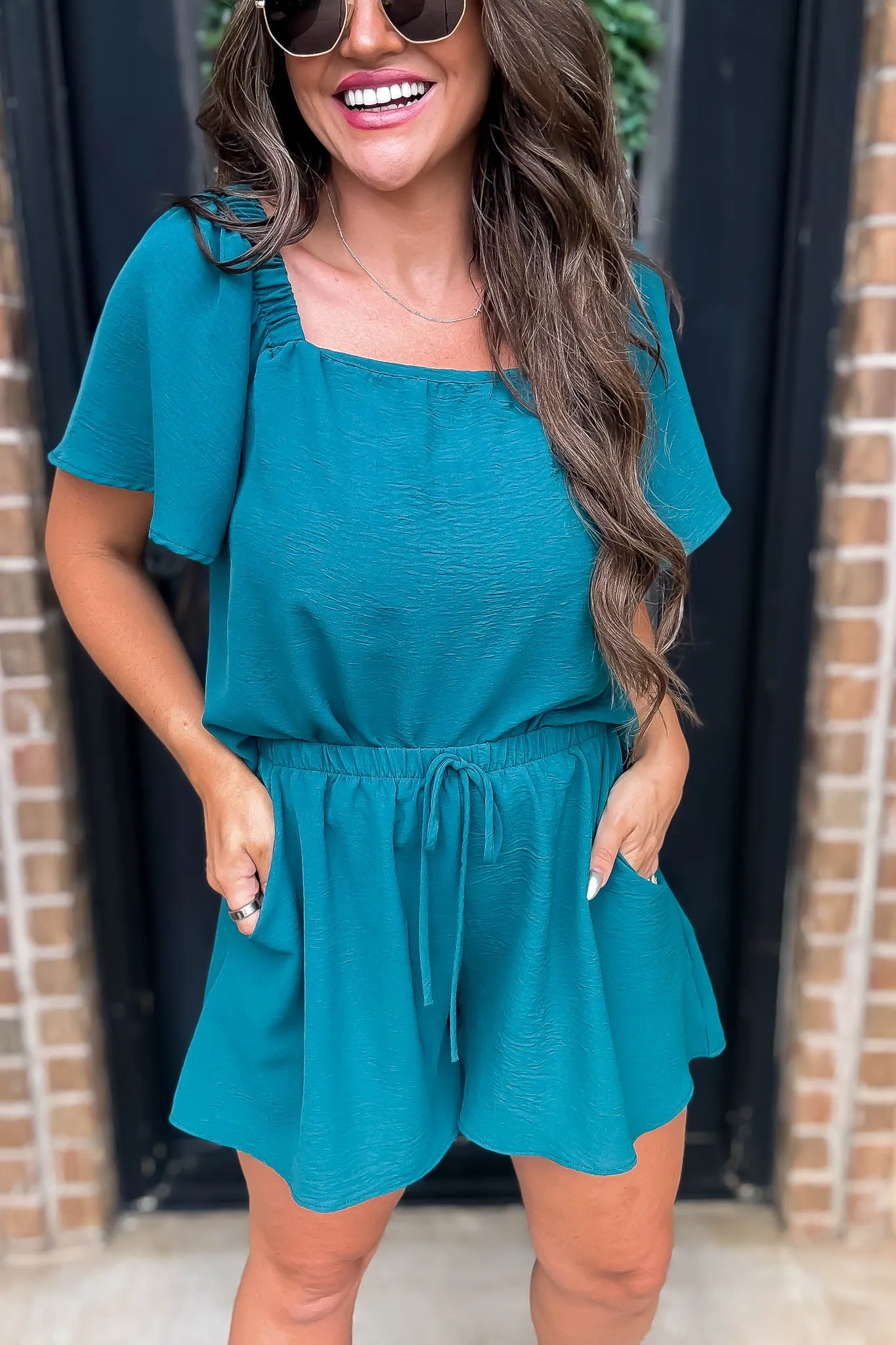 Get Obsessed Teal Top