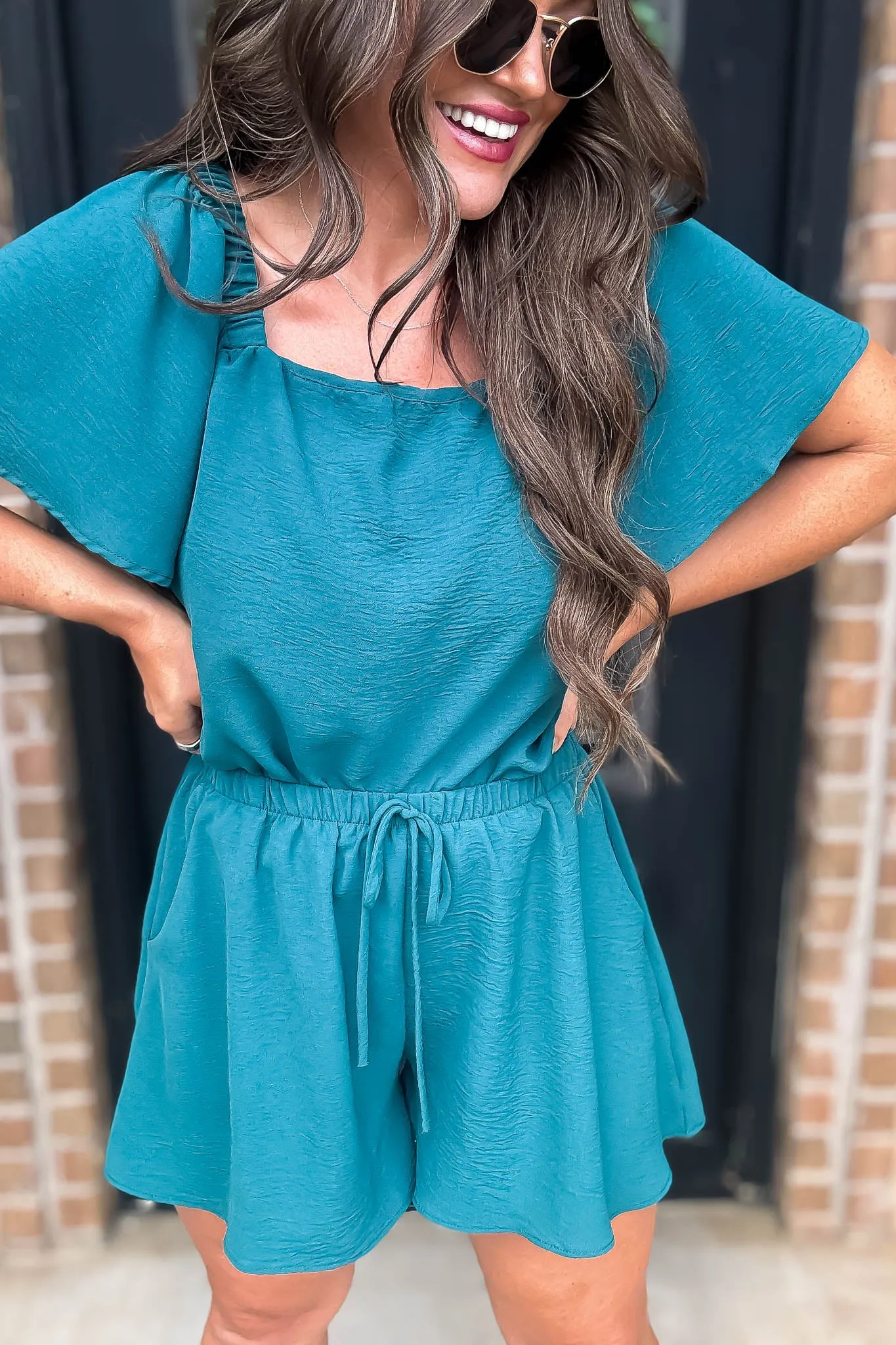 Get Obsessed Teal Top