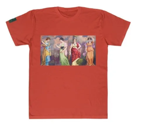 High Quality Four Cardinal Virtues Masonic T-Shirt