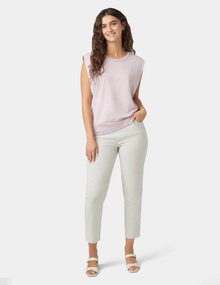 Hue Spring Stripe Cigarette Pants