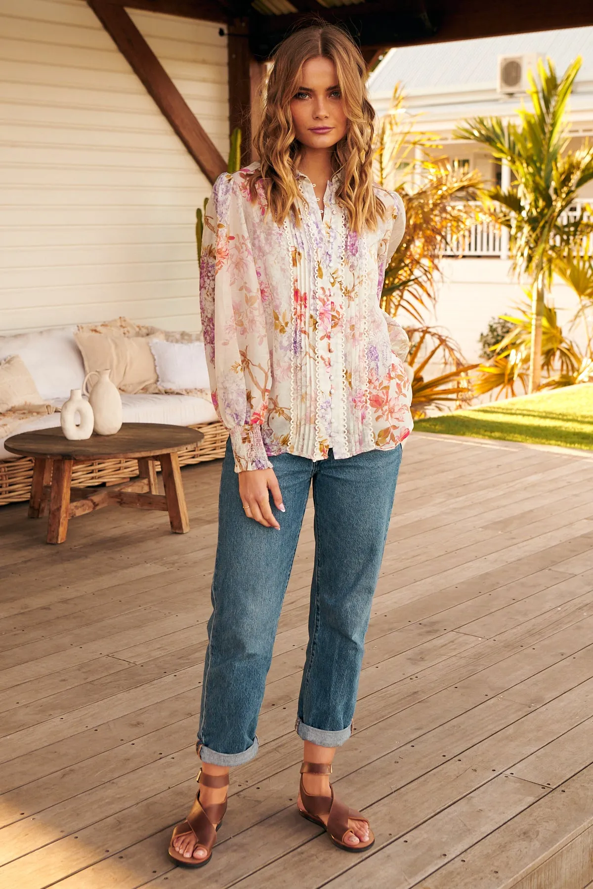 Joyful Blooms Blouse ~ MOS the label