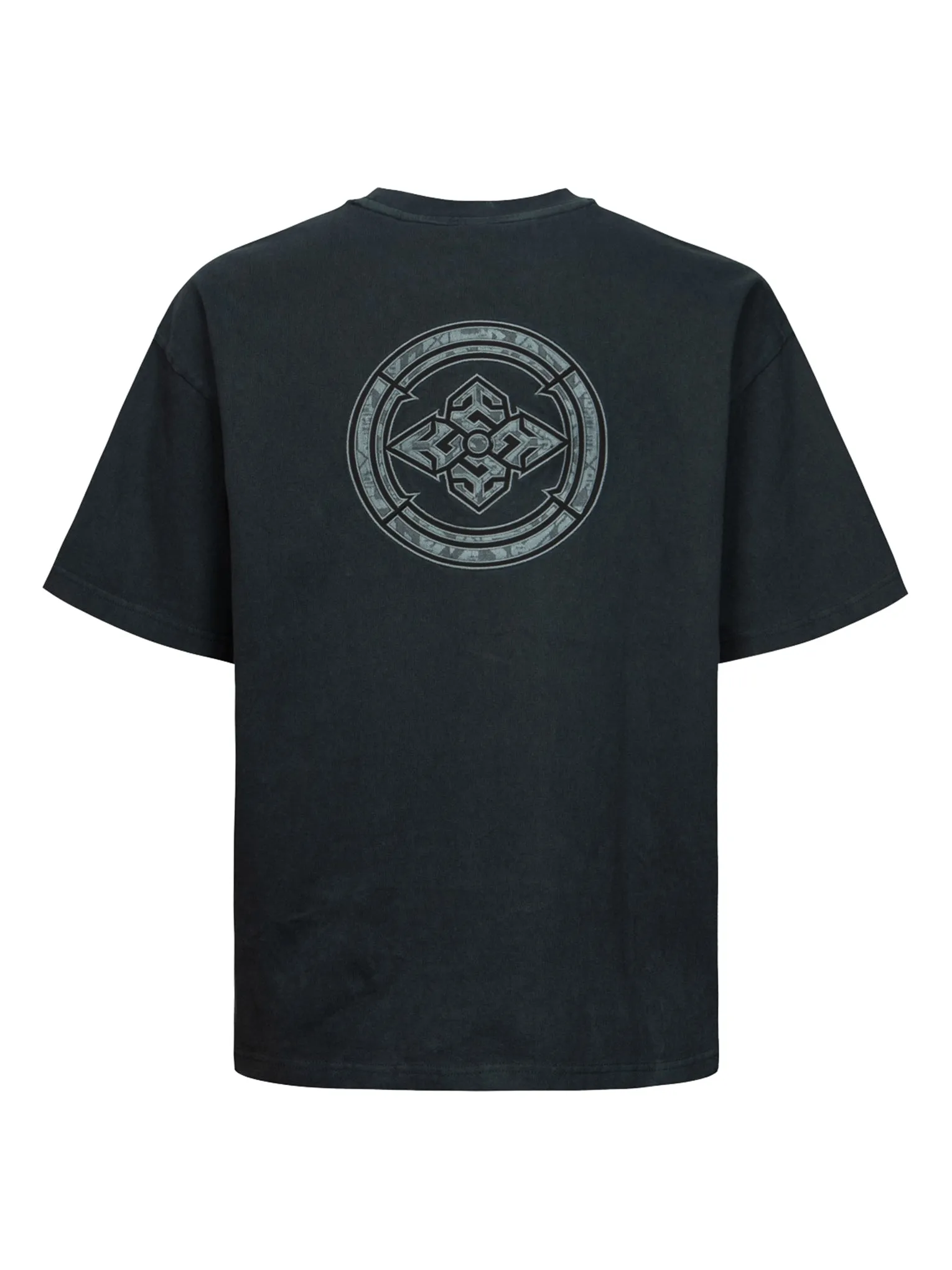Kamon Appliqué embroidery Loose Fit T-shirt