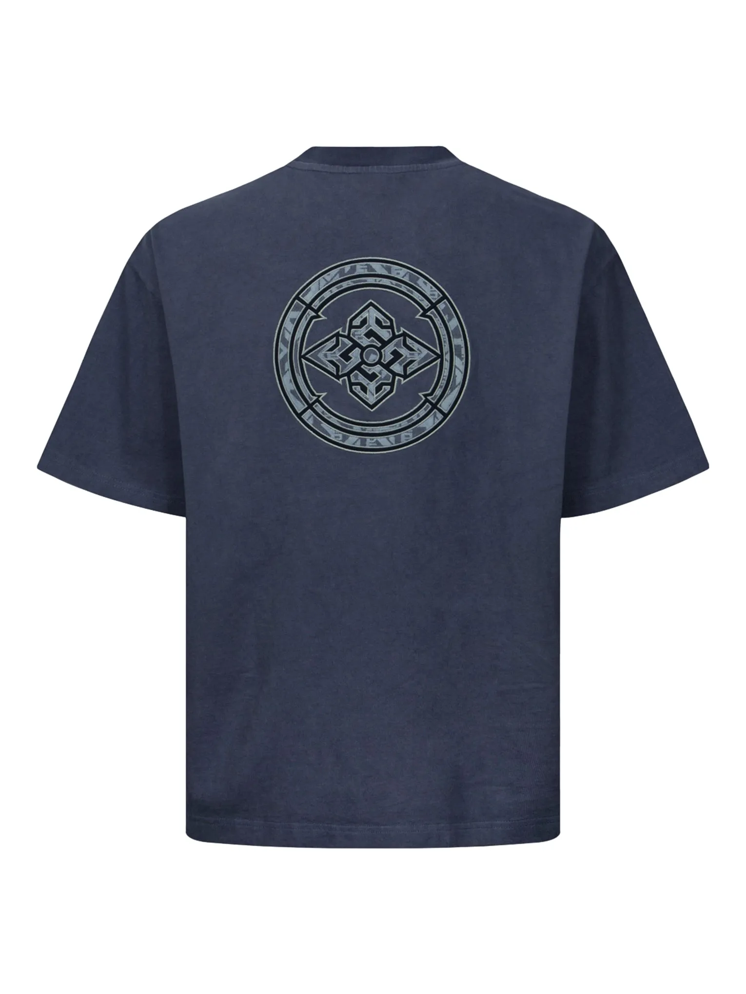 Kamon Appliqué embroidery Loose Fit T-shirt