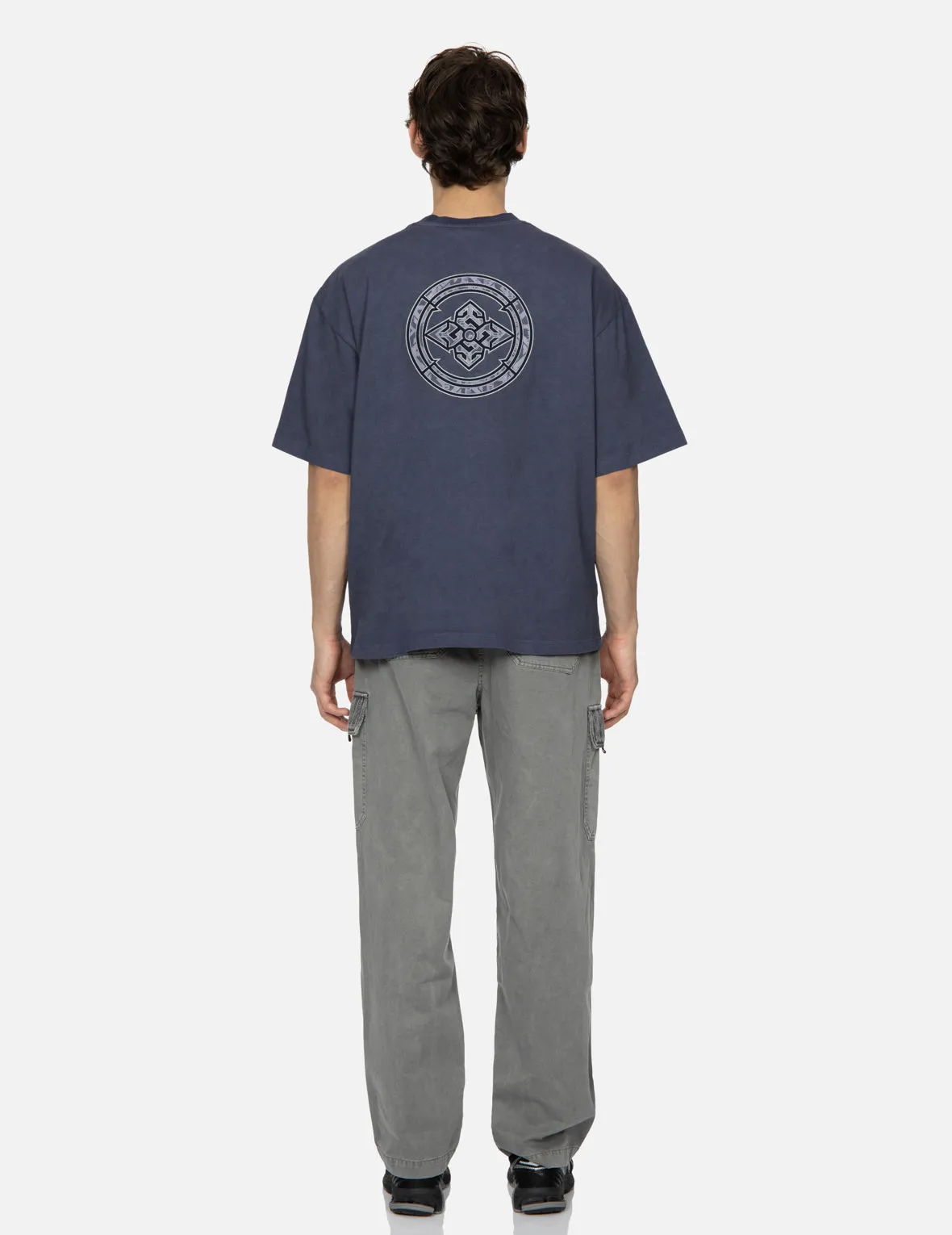 Kamon Appliqué embroidery Loose Fit T-shirt