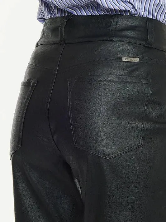 Kancan High Rise Straight Cropped Pants -  Sleek and Sassy