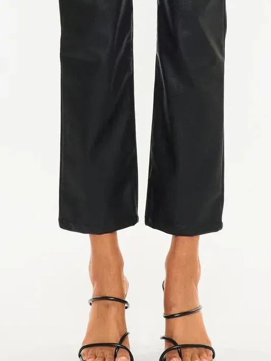 Kancan High Rise Straight Cropped Pants -  Sleek and Sassy