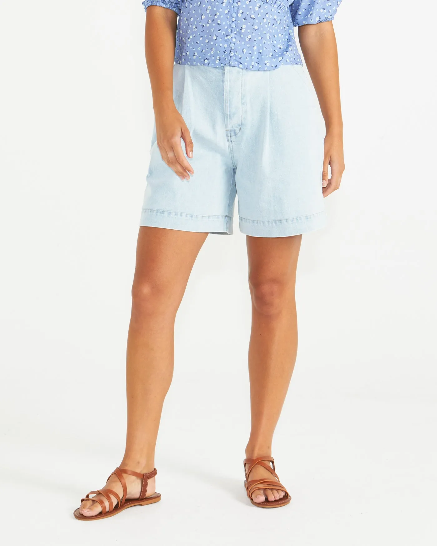 Katrina Shorts - Snow Wash