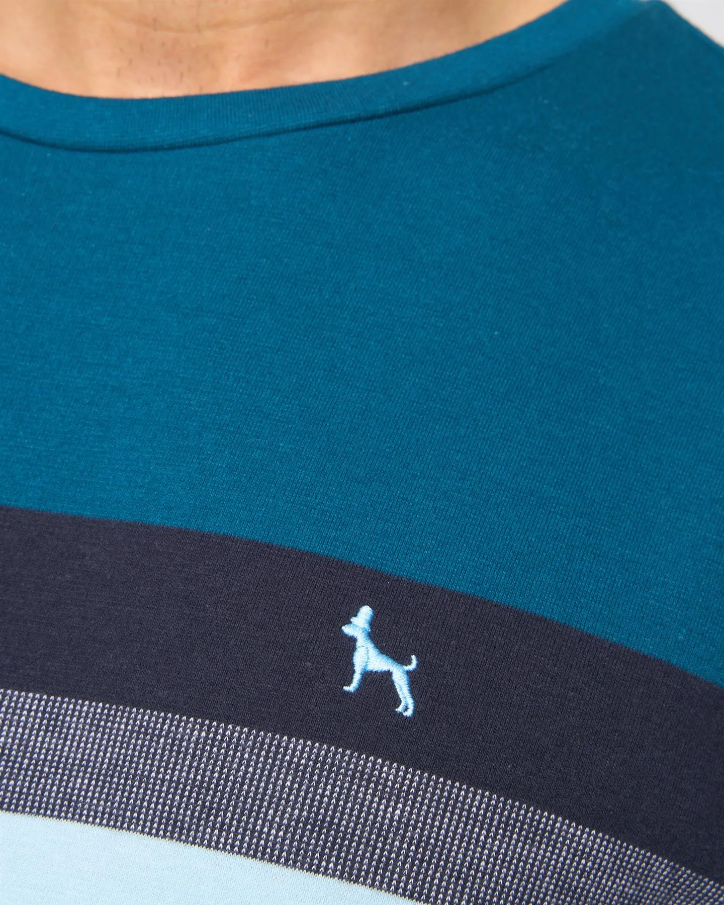 Kemble T-Shirt Teal/Navy