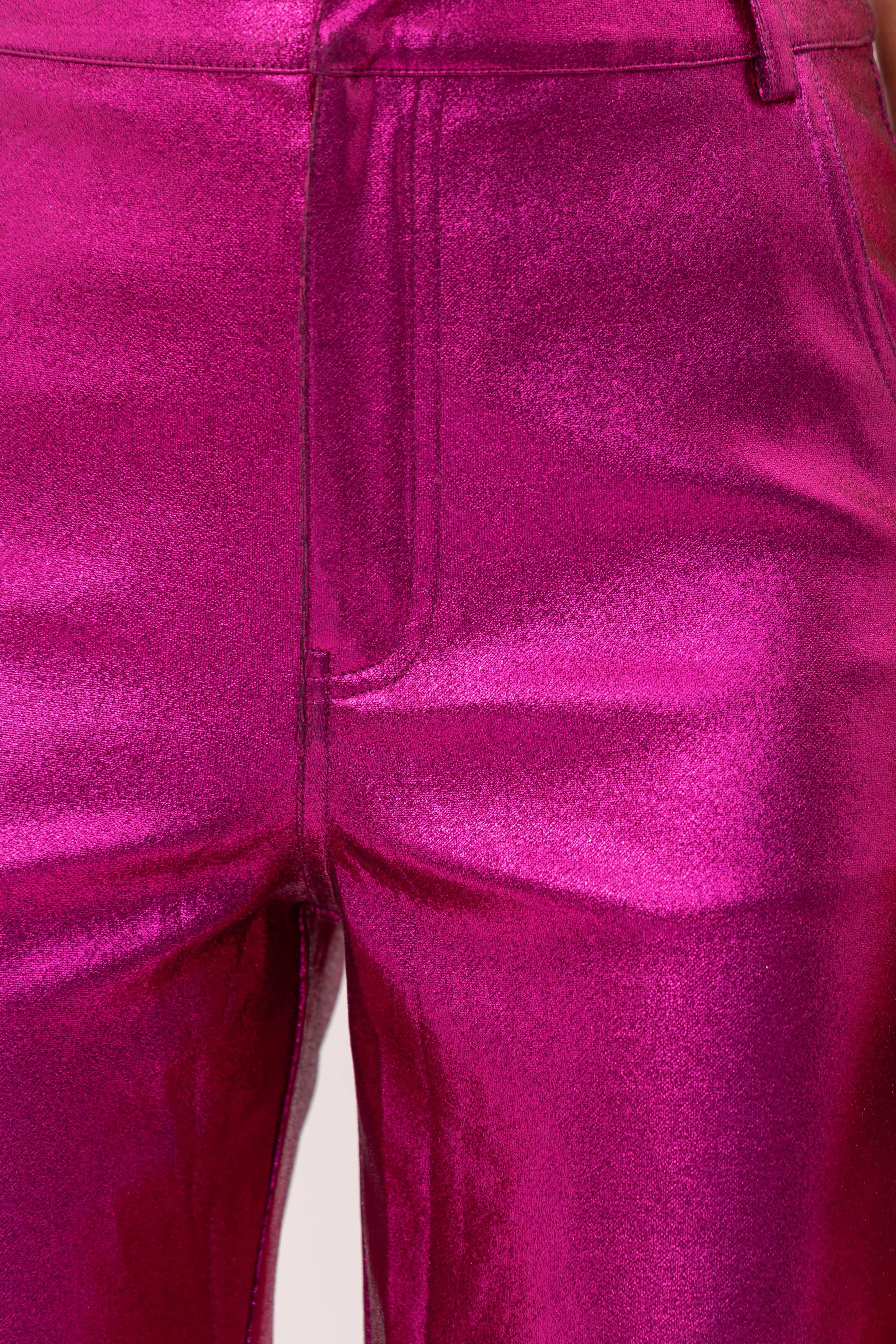 Kiki Fuchsia Straight Leg Pant