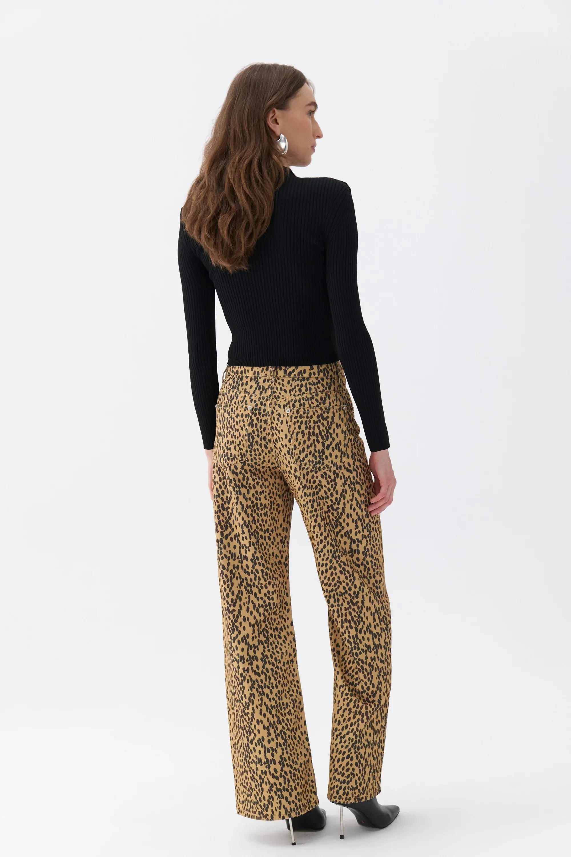 Leopard Print Jeans