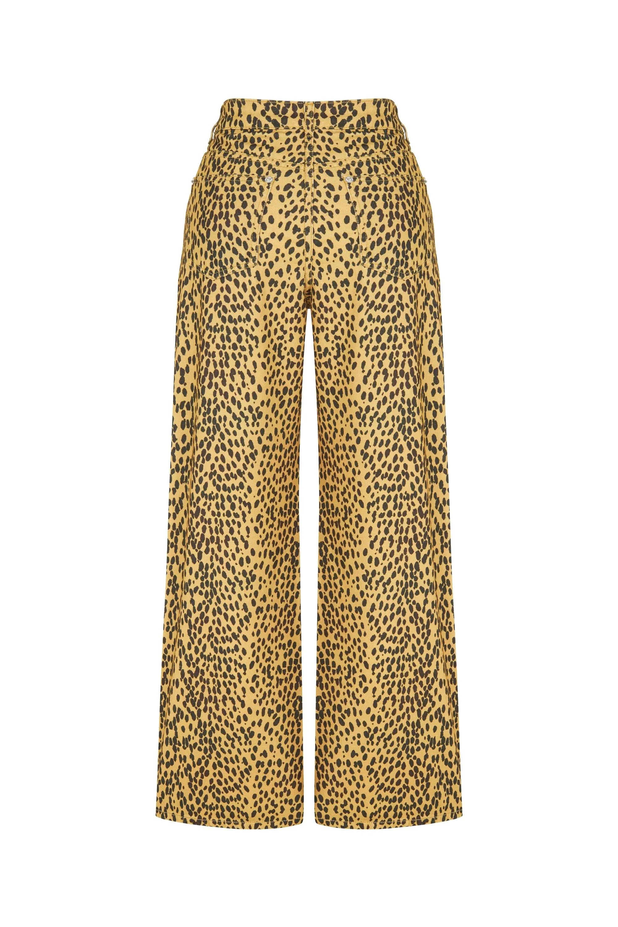 Leopard Print Jeans