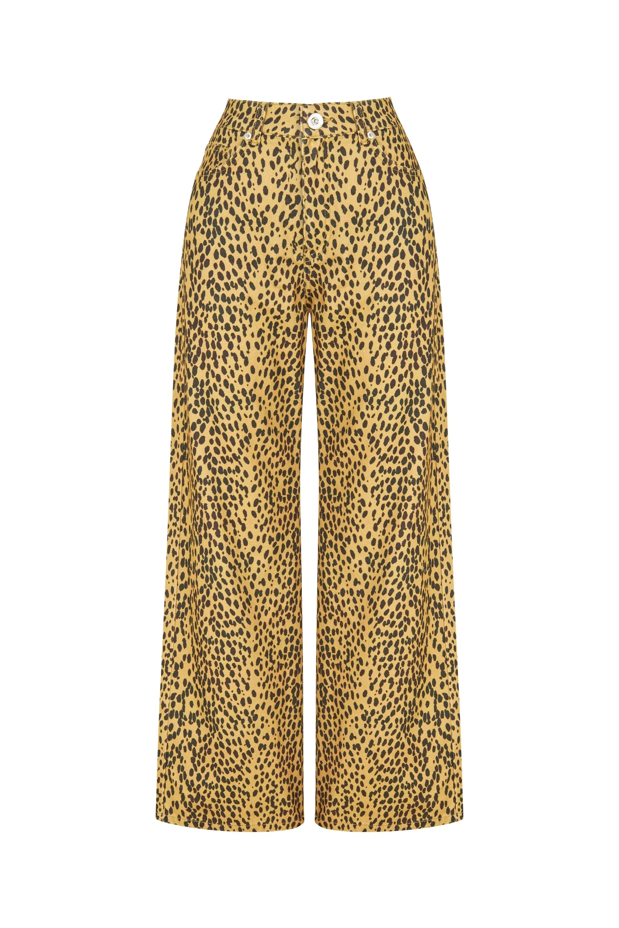 Leopard Print Jeans