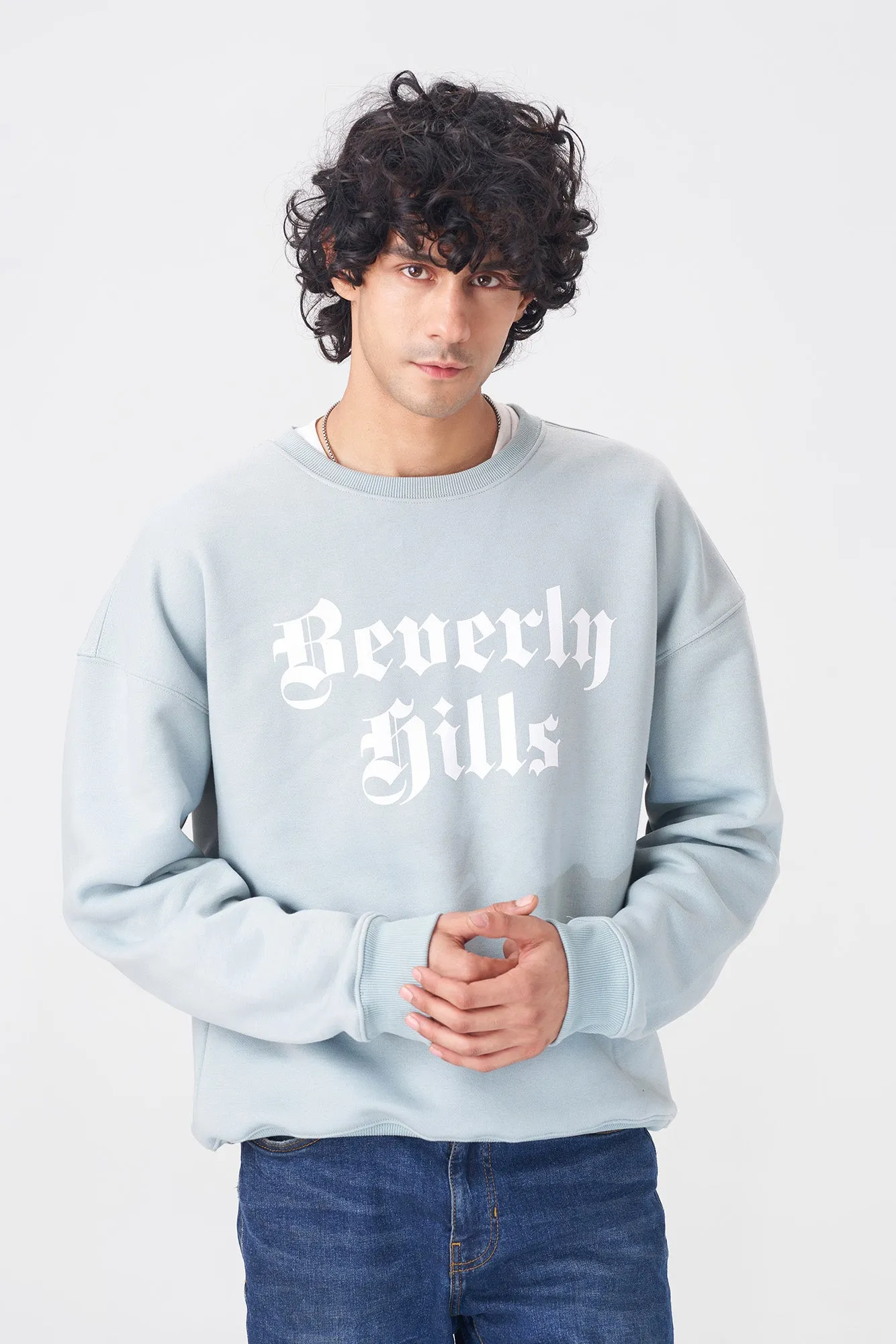 Light Green Beverly Hills Sweatshirt - Stylish & Comfy