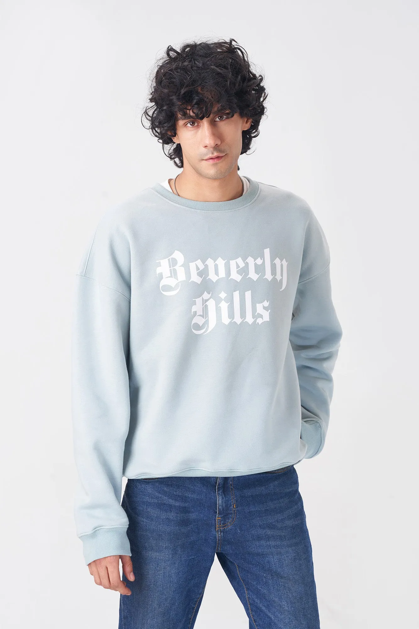 Light Green Beverly Hills Sweatshirt - Stylish & Comfy