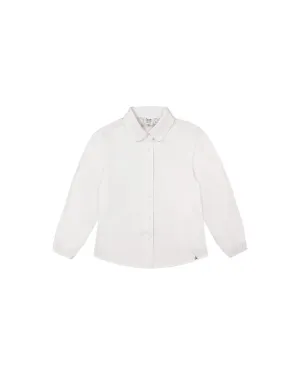 Long Sleeve Flowing Shirt White