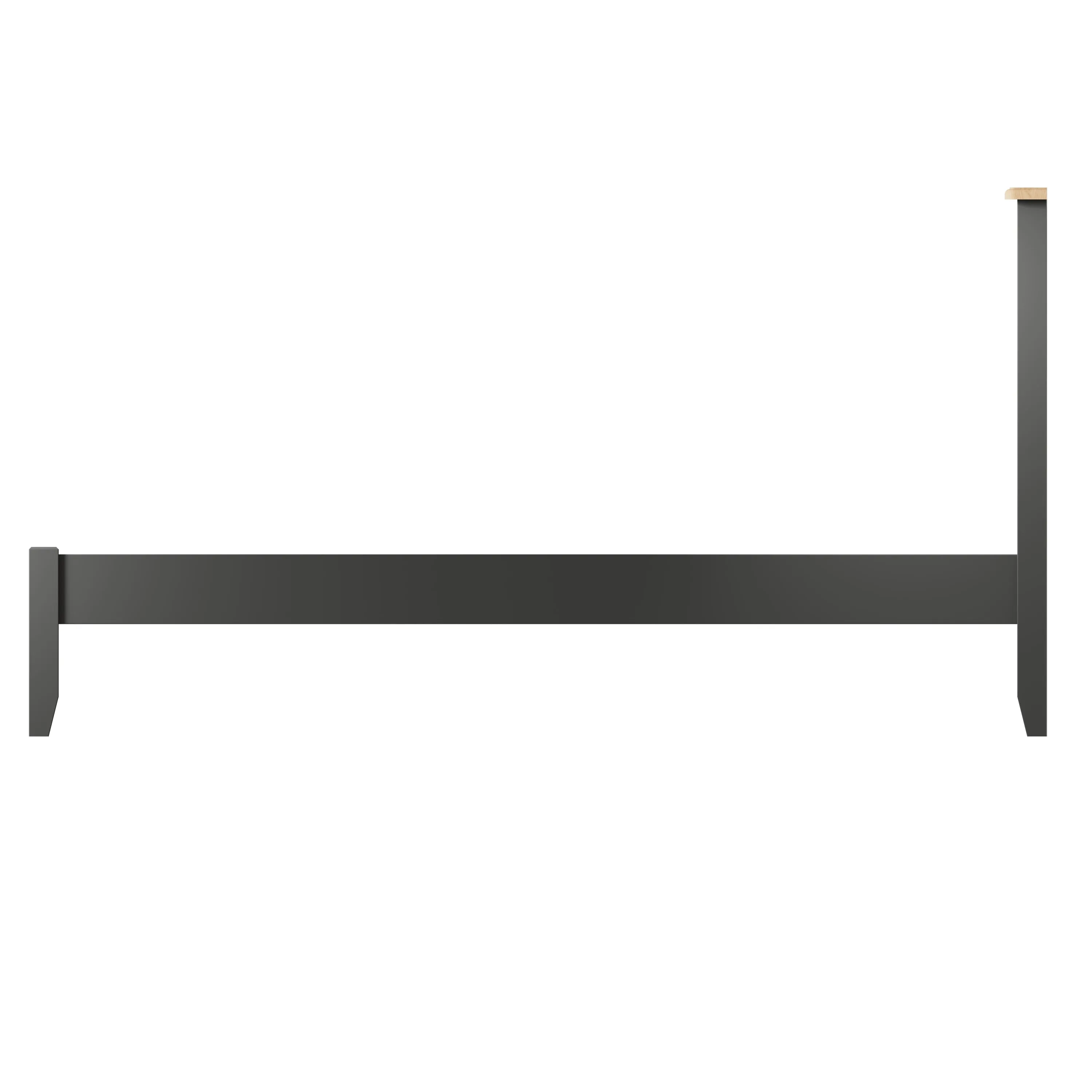 Malmesbury Grey Bed 3' Single 103 x 204 x 110 cm