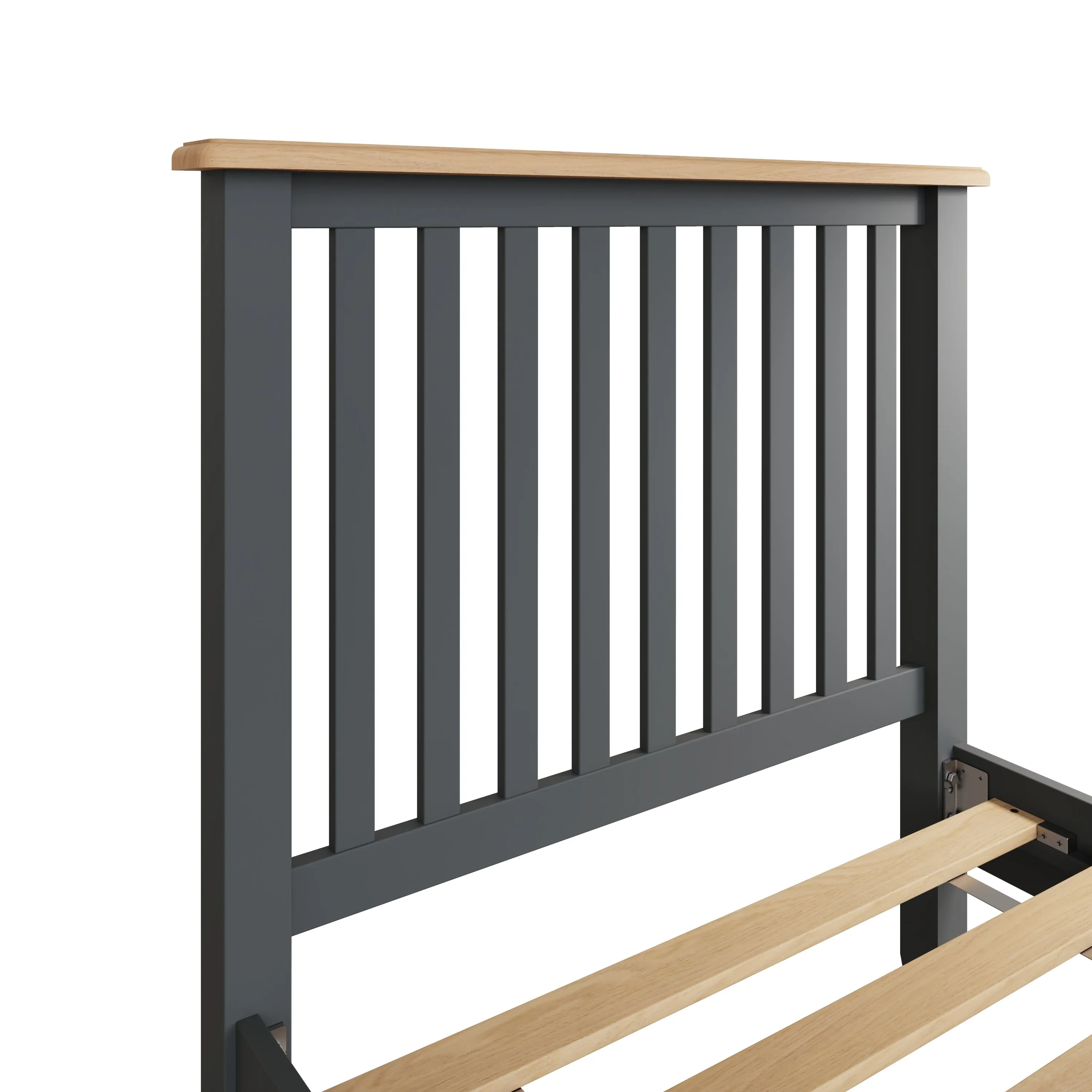 Malmesbury Grey Bed 3' Single 103 x 204 x 110 cm