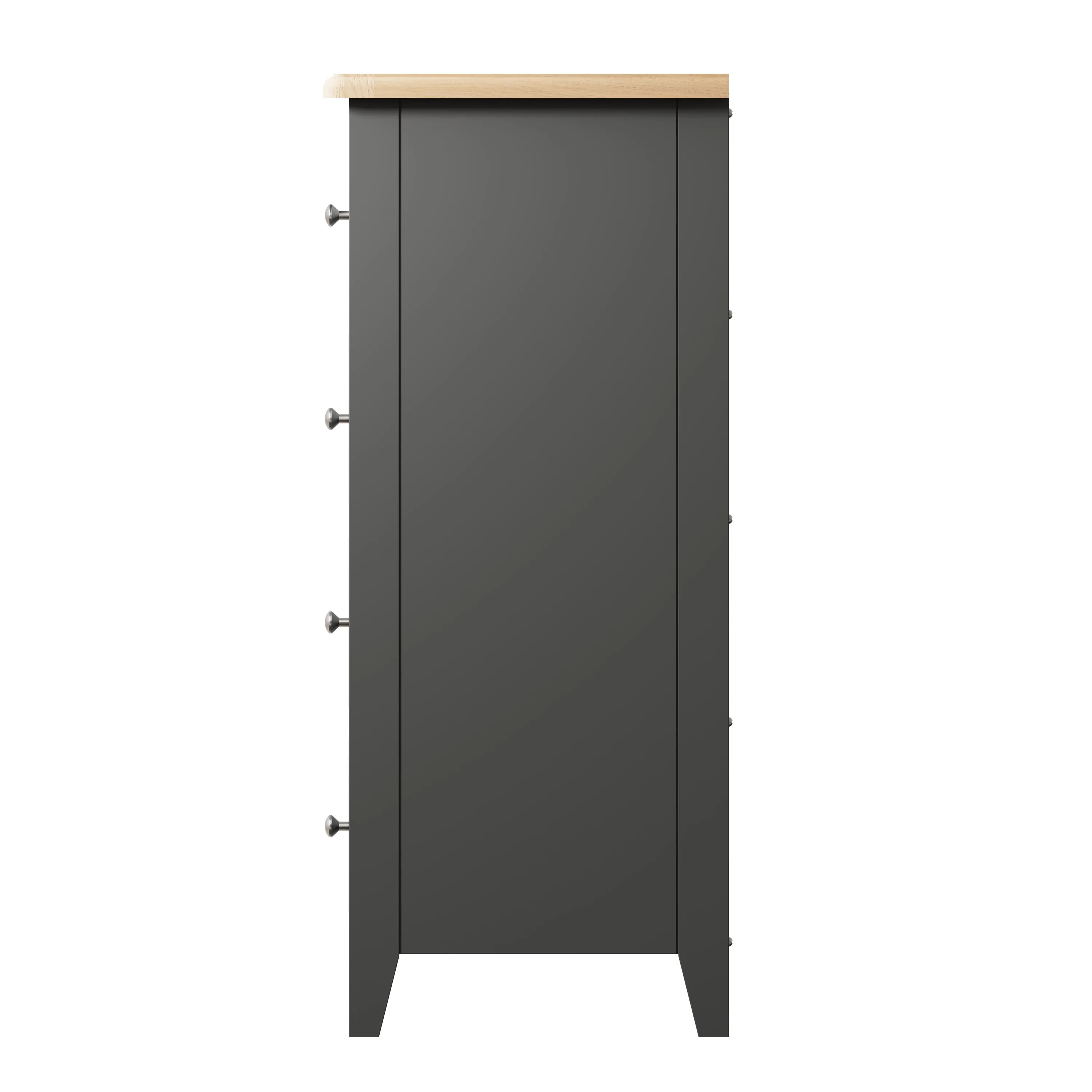 Malmesbury Grey Chest of Drawers 2 Over 3 80 x 40 x 95 cm