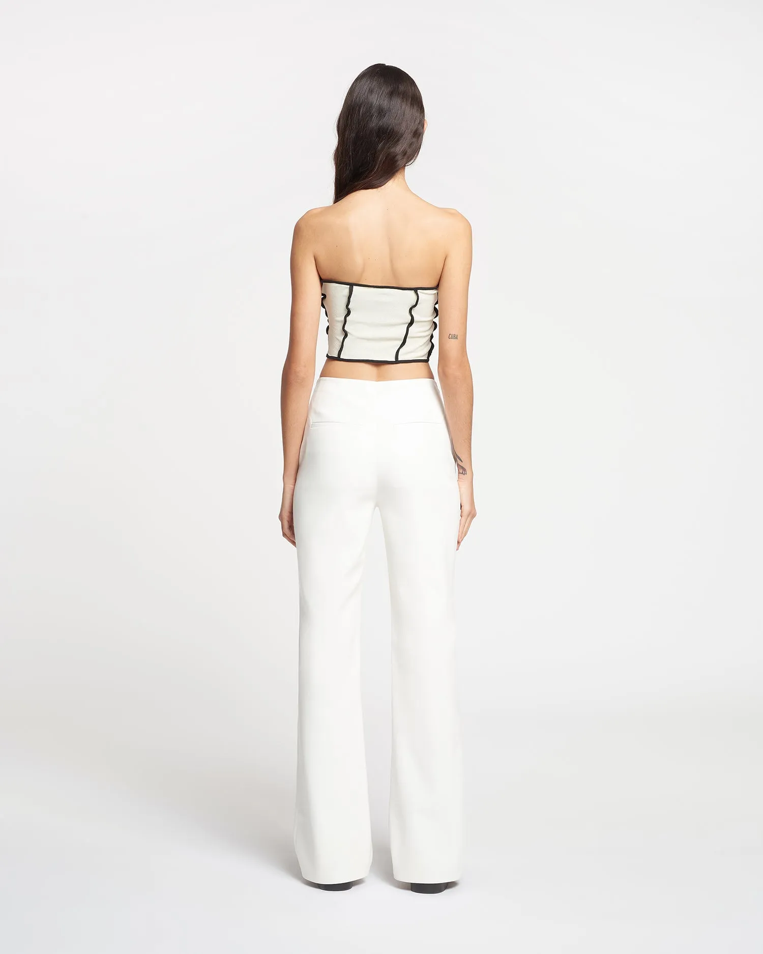 Manola - Okobor™ Alt-Leather Pants - White