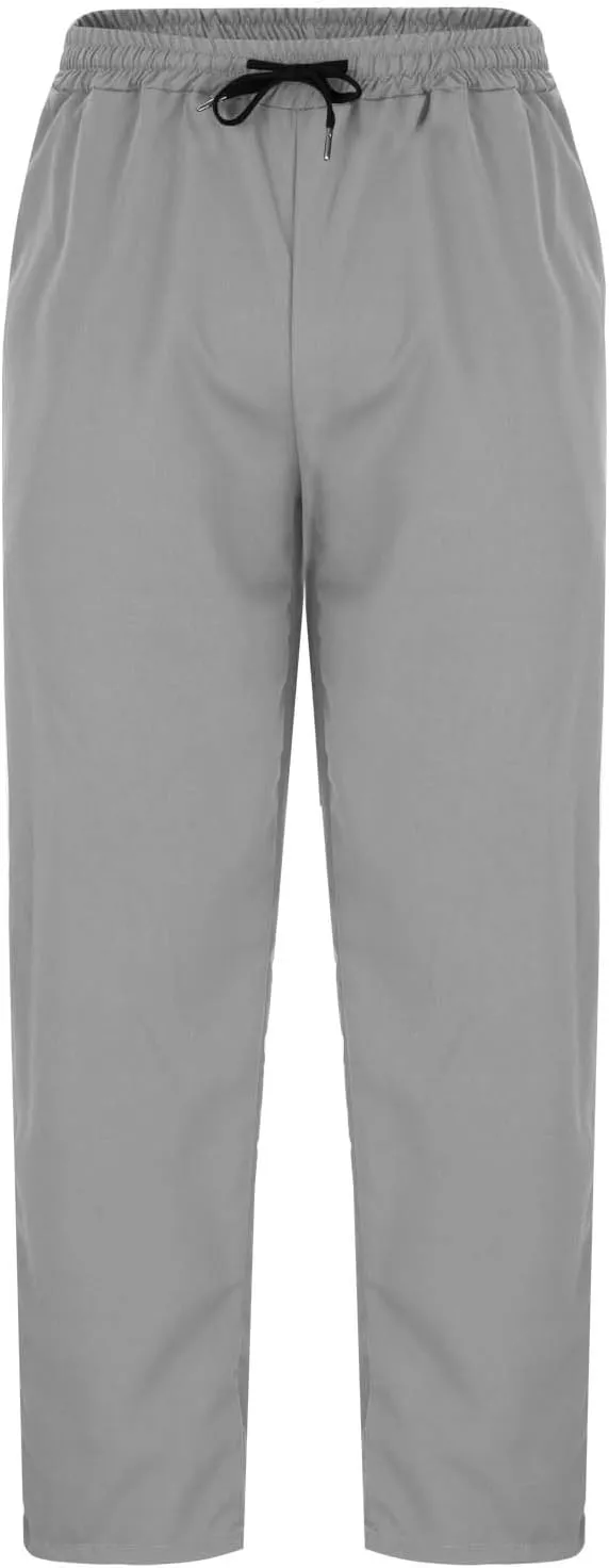 Men's Relaxed Fit Drawstring Waist Pants Comfortable Casual Lounge Lightweight Breathable Pants for Summer