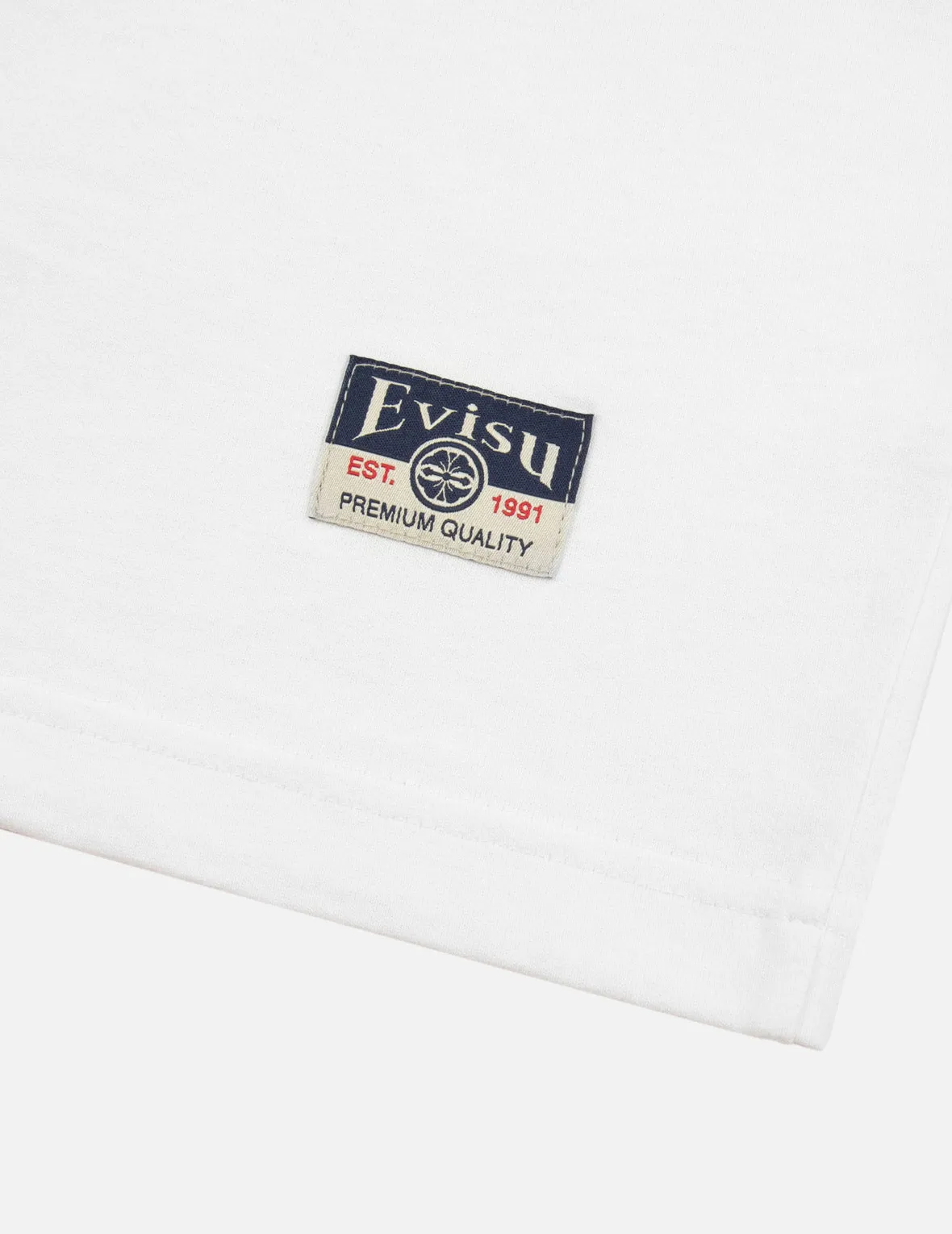 Multi-Hanafuda Daruma and Daicock Print Loose Fit T-shirt