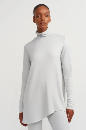 Nu Ruffled Slim Fit Bodysuit Ice