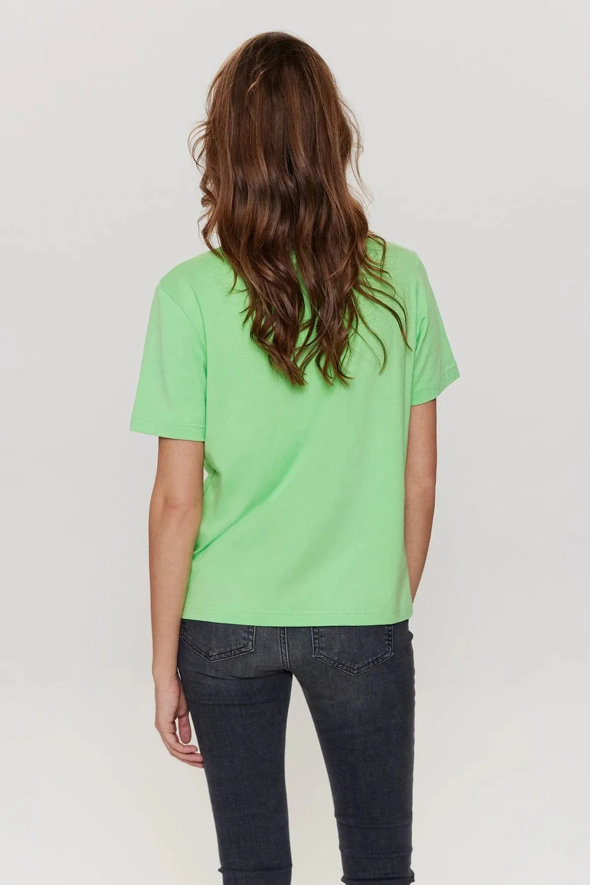 Numph Cotton T-Shirt Bright Green