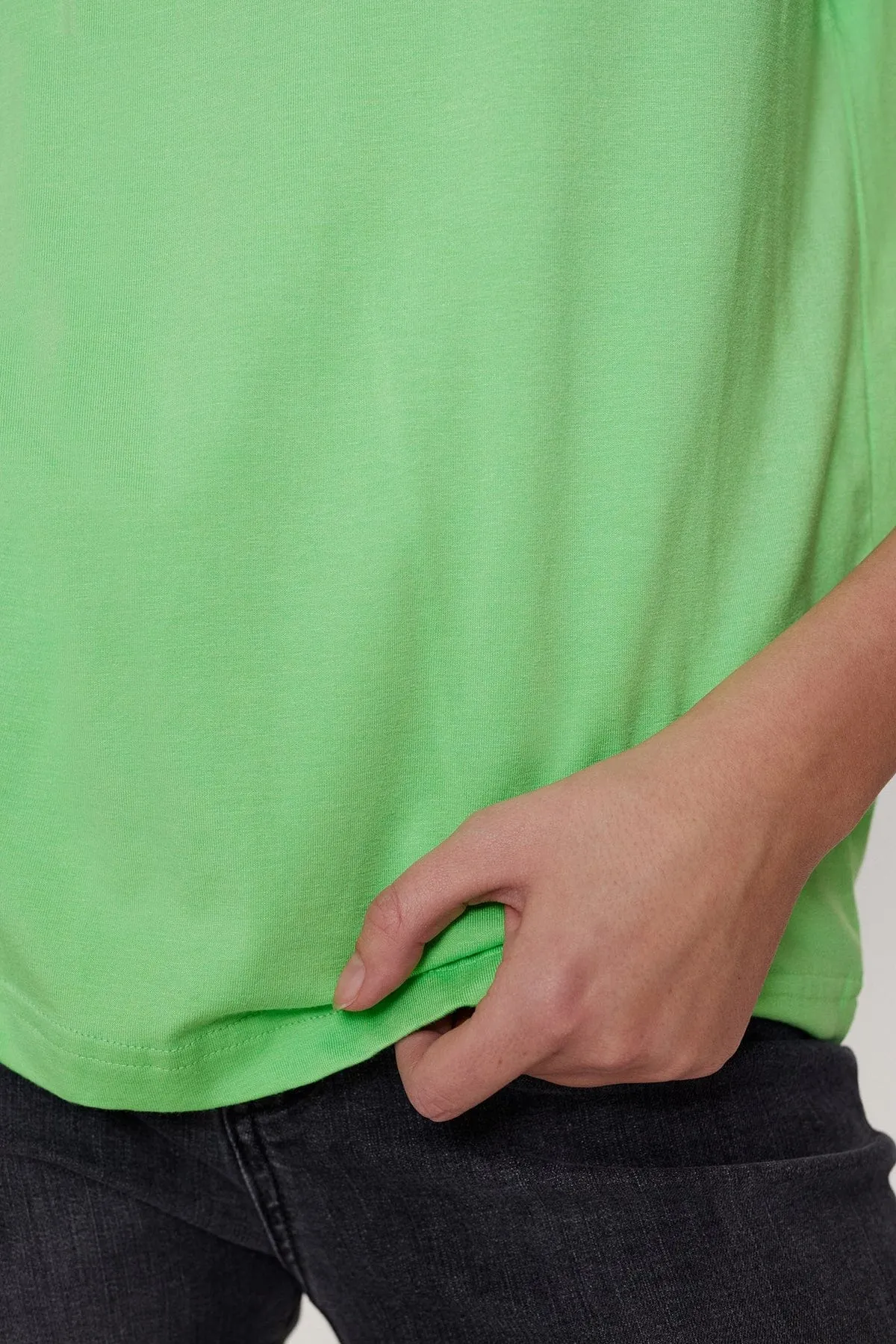 Numph Cotton T-Shirt Bright Green