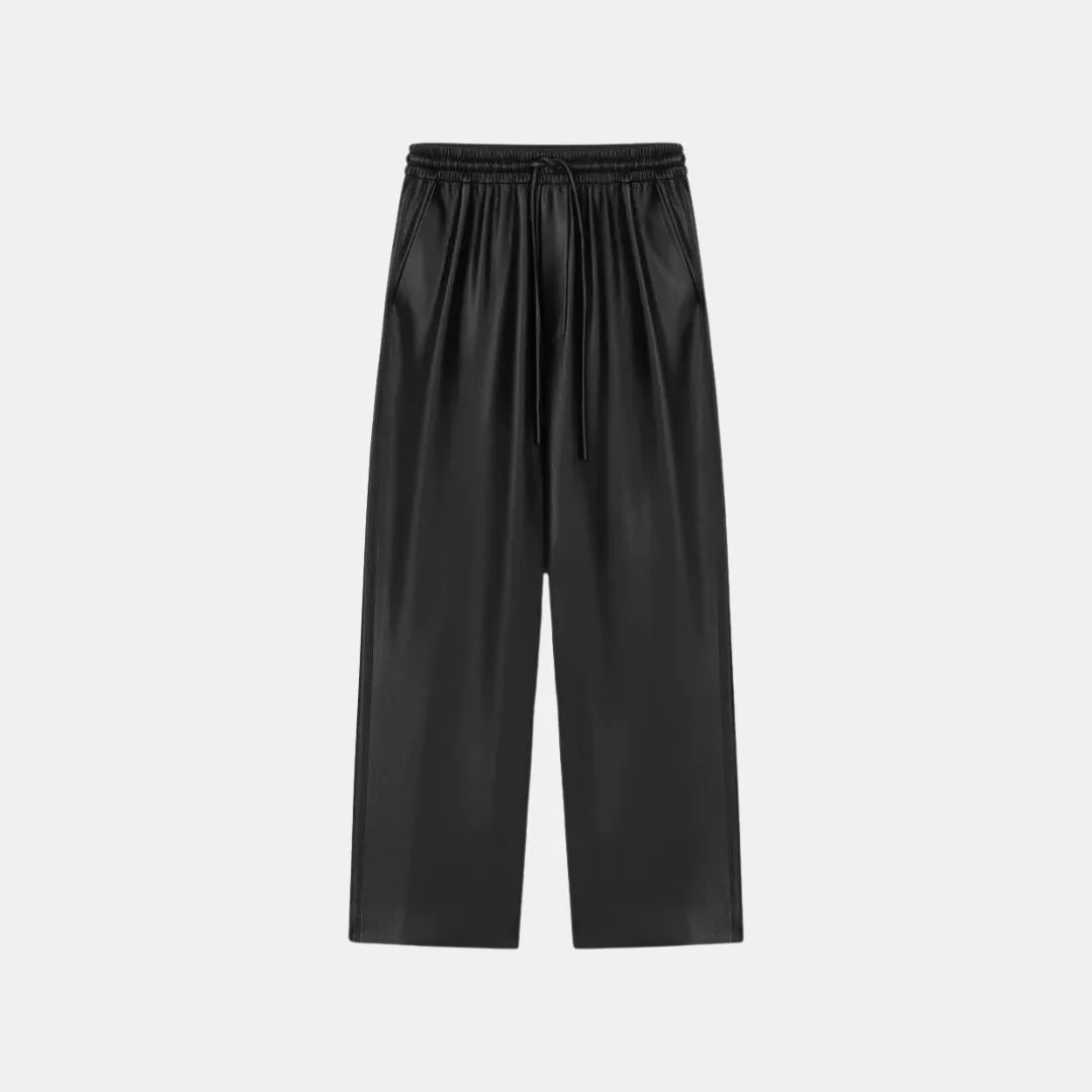Odessa Leather Pants (Black)
