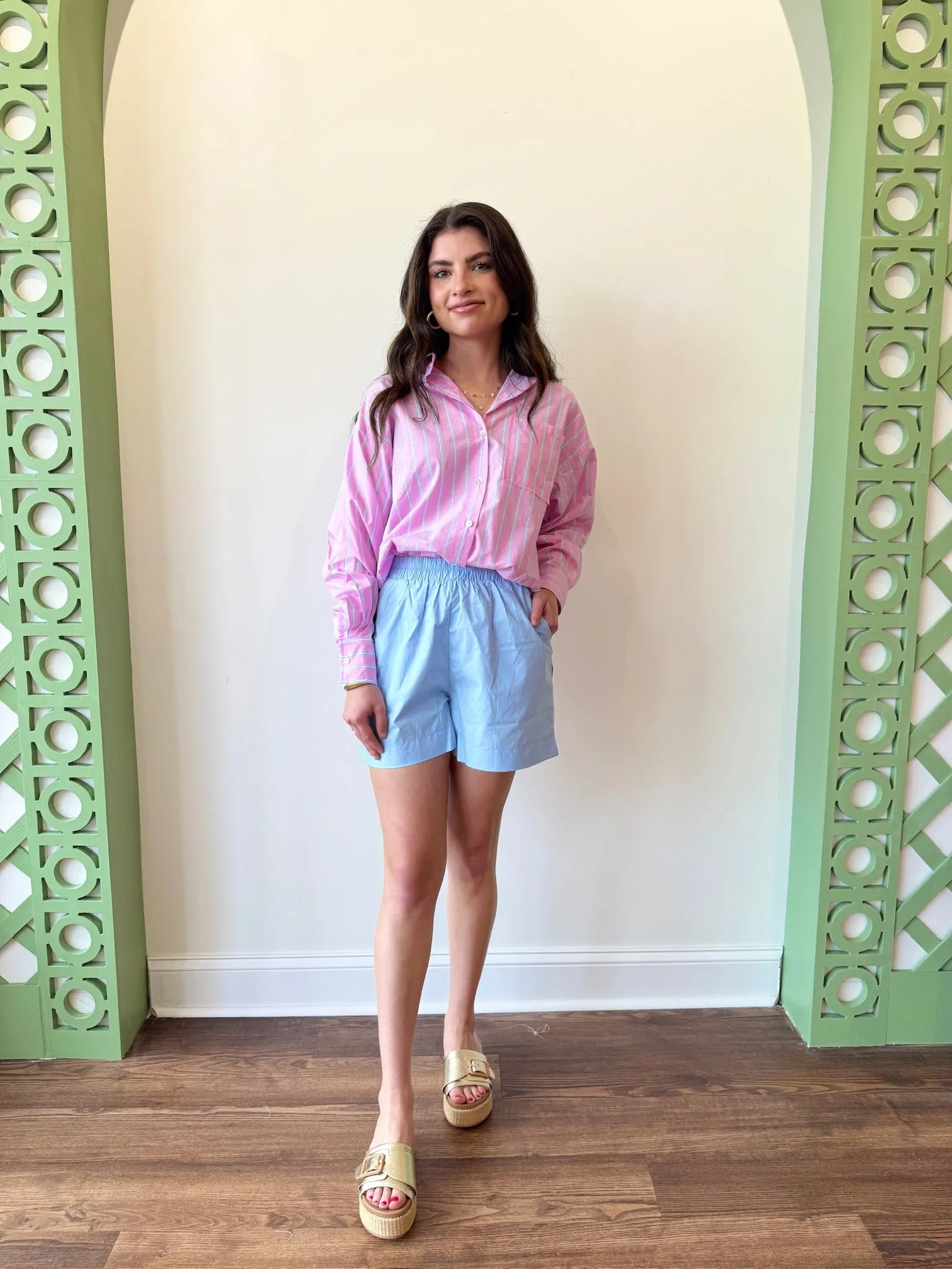 Olivia Blue Shorts