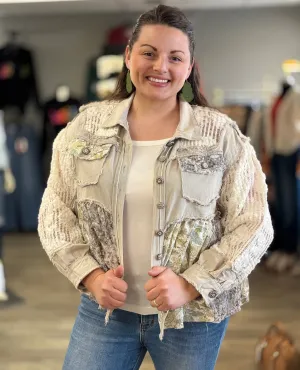 POL Fresh Air Mixed Media Jacket