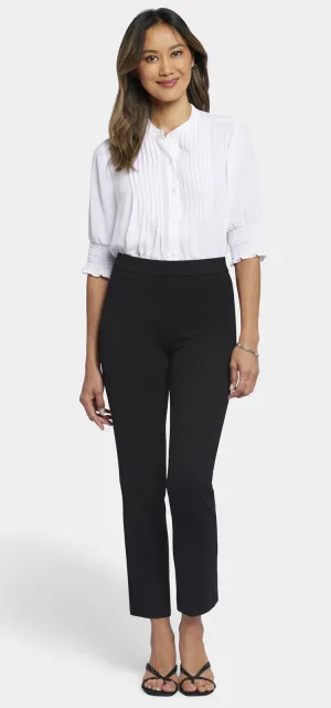 Pull-On Slim Ankle Trouser Pants Sculpt-Her™ Collection | Black