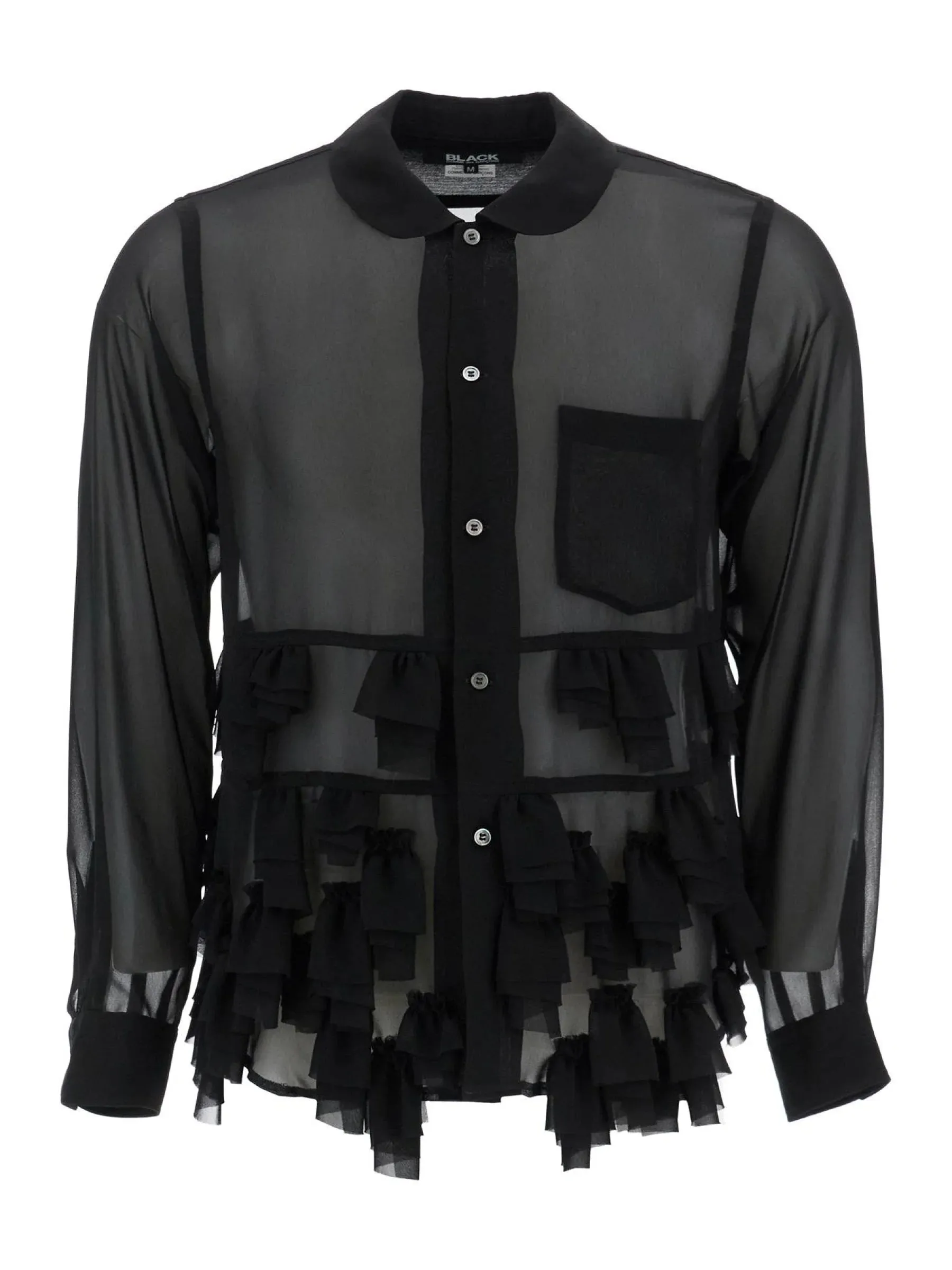 Ruffled Georgette Blouse