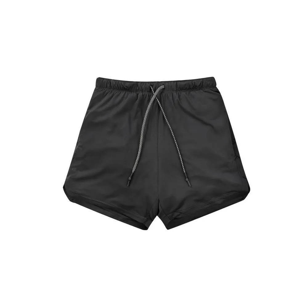 Running Shorts  2 in 1 Sports Jogging Fitness Quick Men's Shorts
