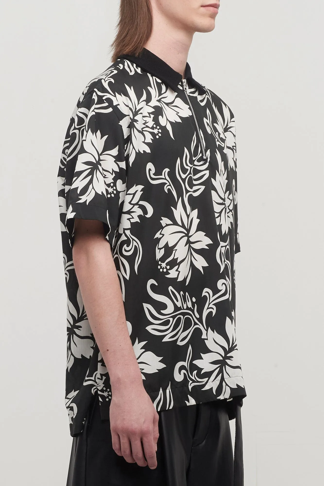 Sacai Floral Print Pullover