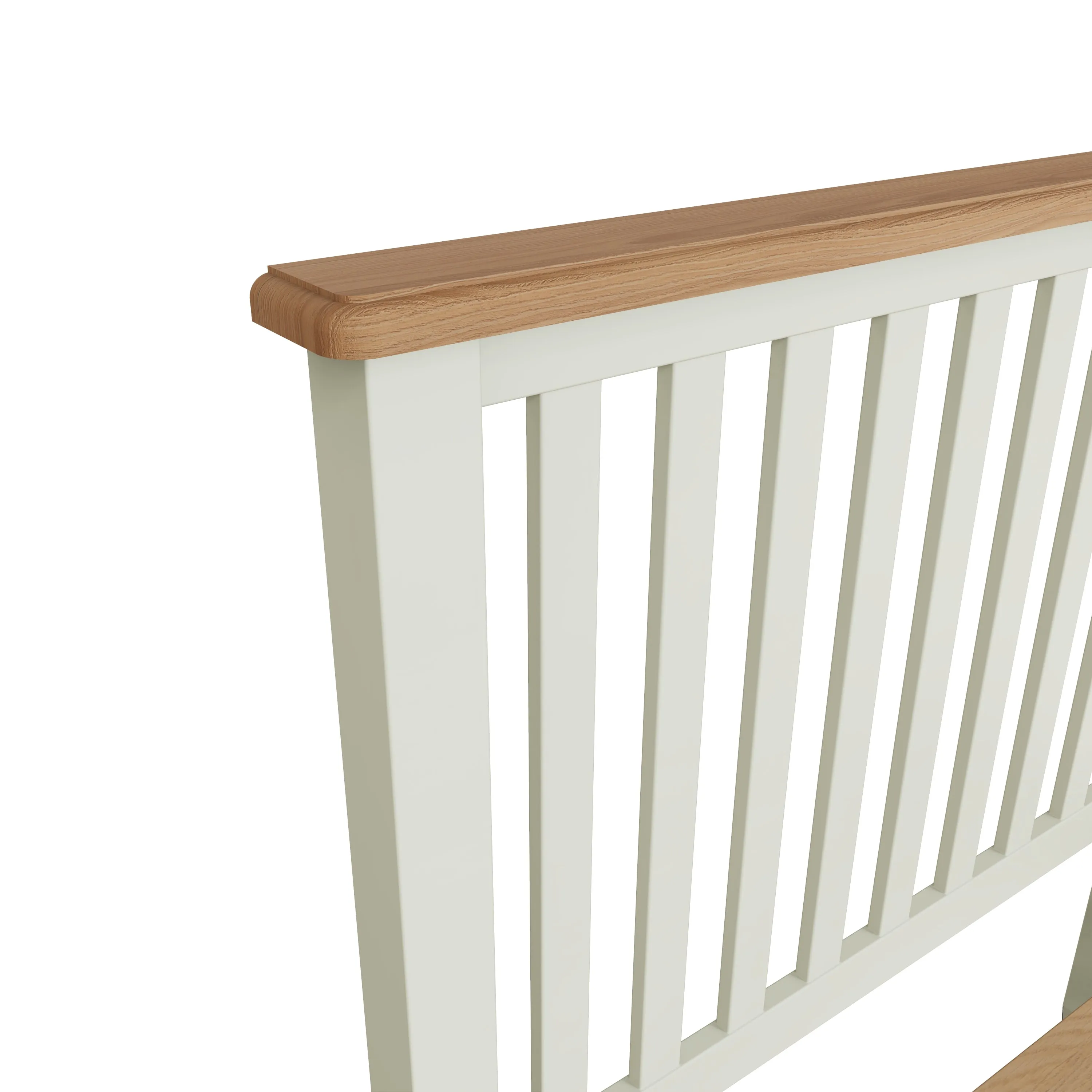 Salisbury Pure White Bed 3' Single 103 x 204 x 110 cm