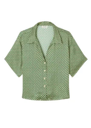 Shaning Shirt-Aramande Green-Women