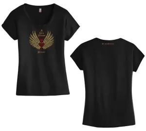 Shirt ~ Women's Divine Love - Dolman Black