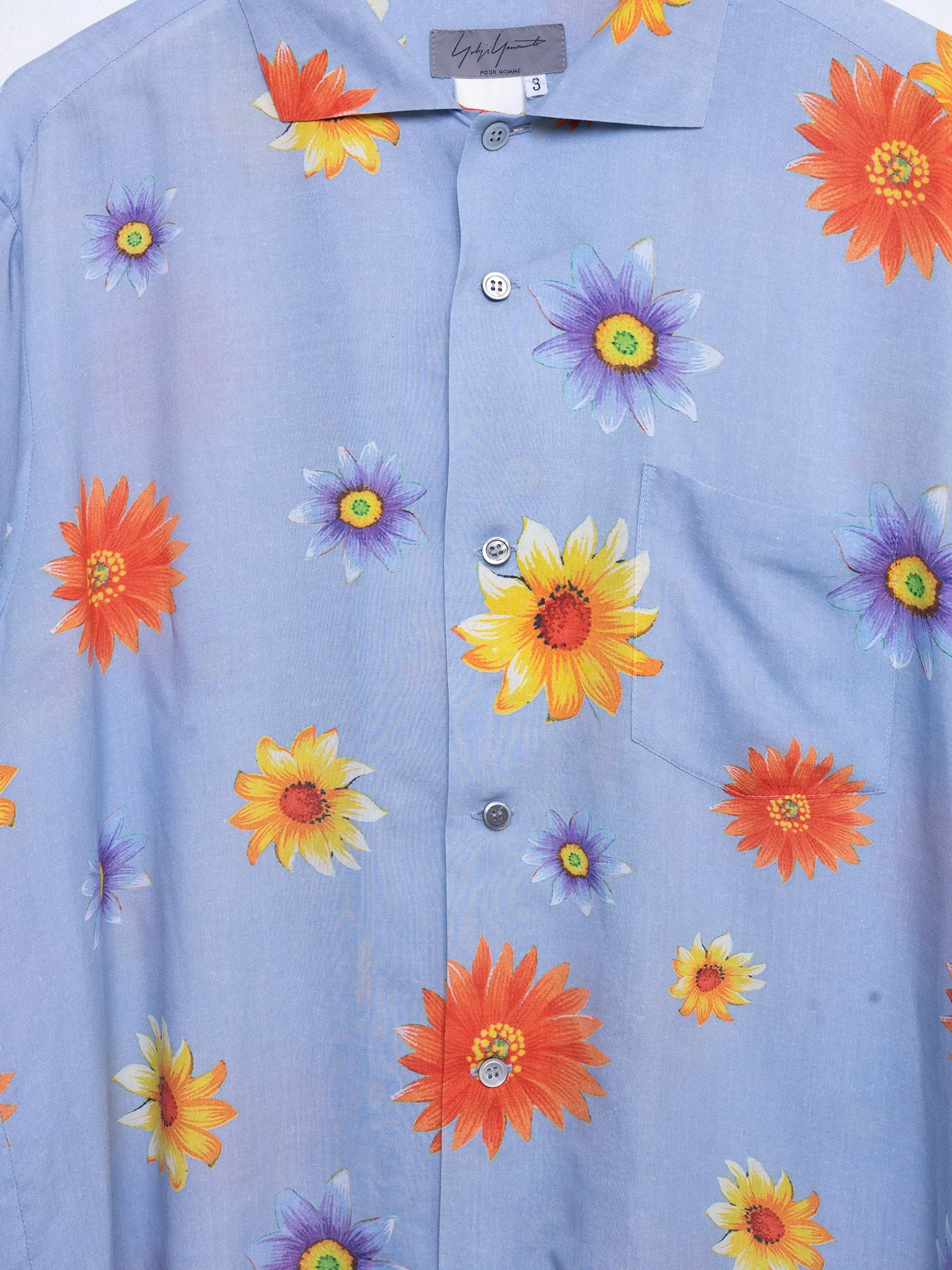 Silk Floral Button Up Shirt