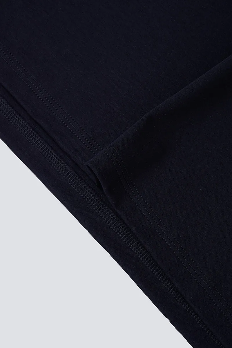 Softex Crew Neck T-Shirt | Black BKFD01