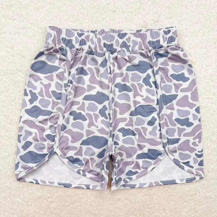 Summer Gray  Camo  Shorts