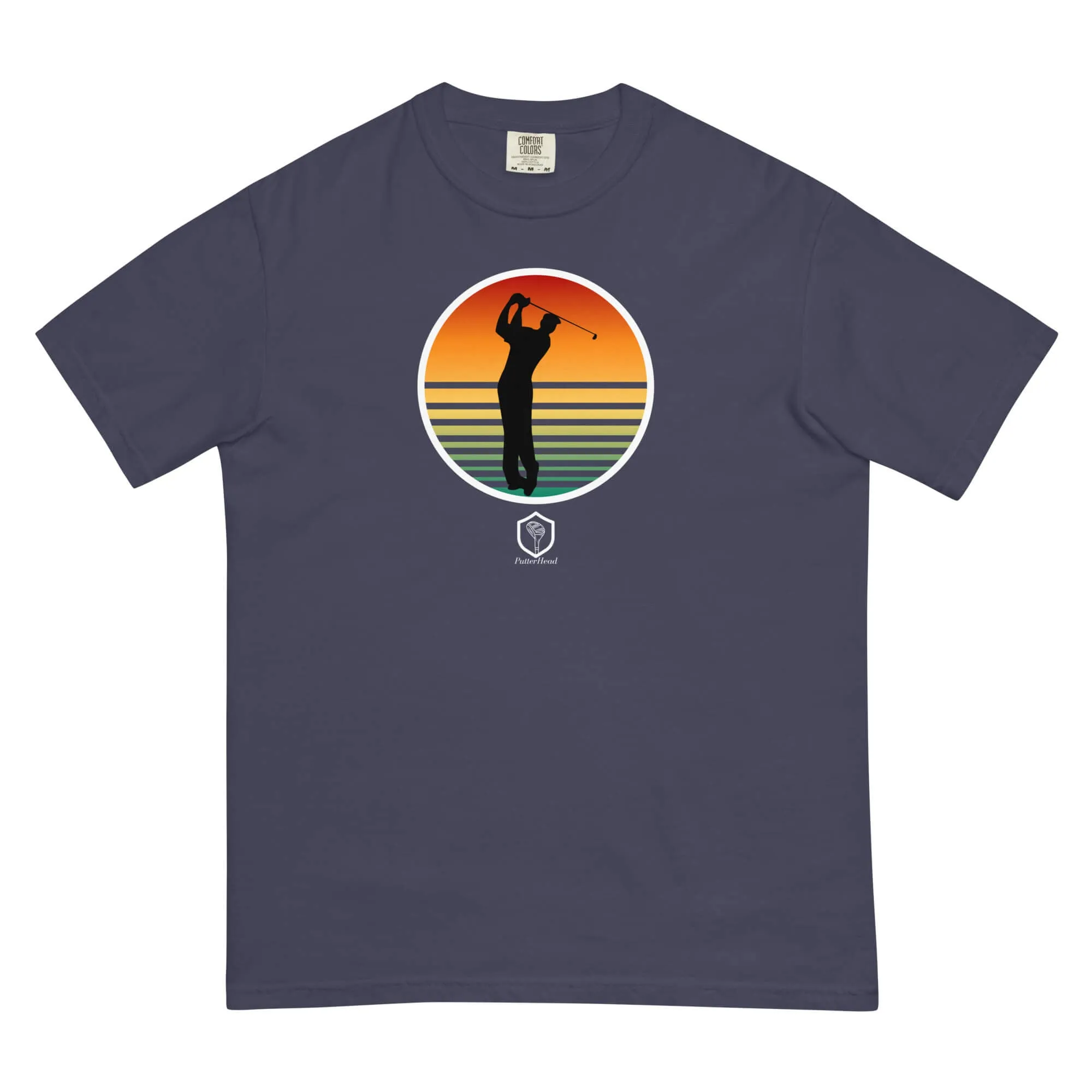 Sunset Golfer Men’s garment-dyed heavyweight t-shirt