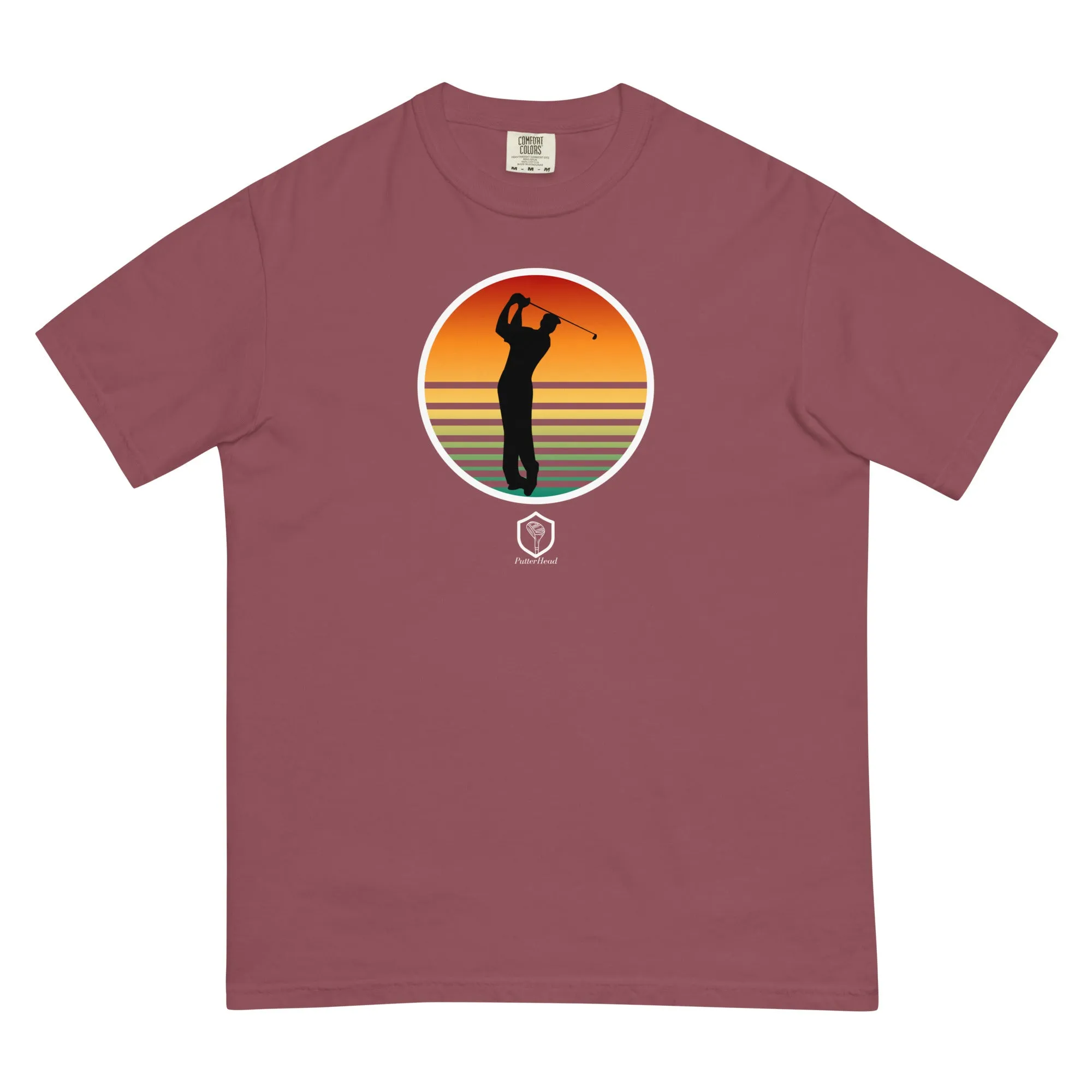 Sunset Golfer Men’s garment-dyed heavyweight t-shirt