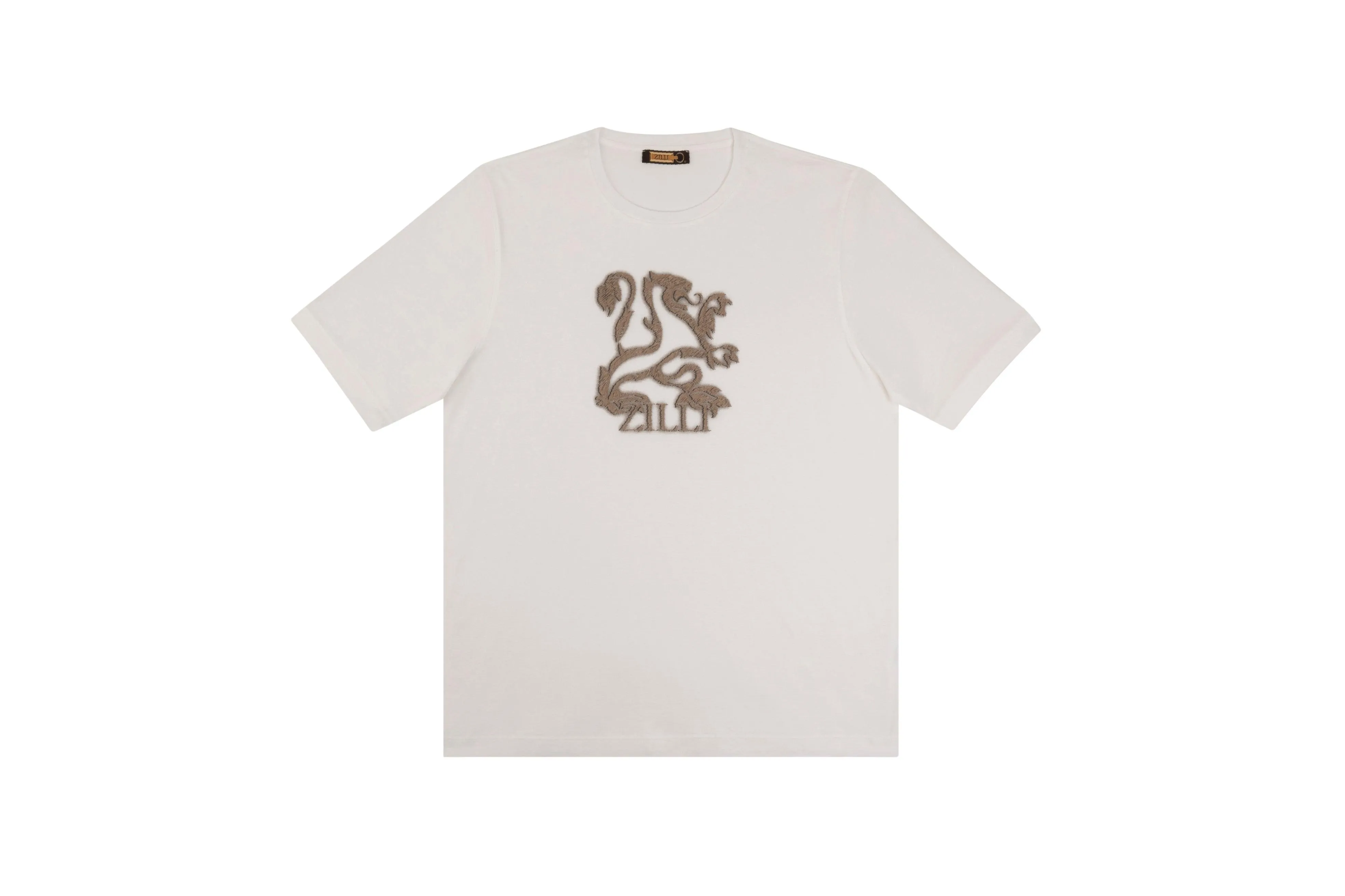 T-shirt with embossed Griffon pattern