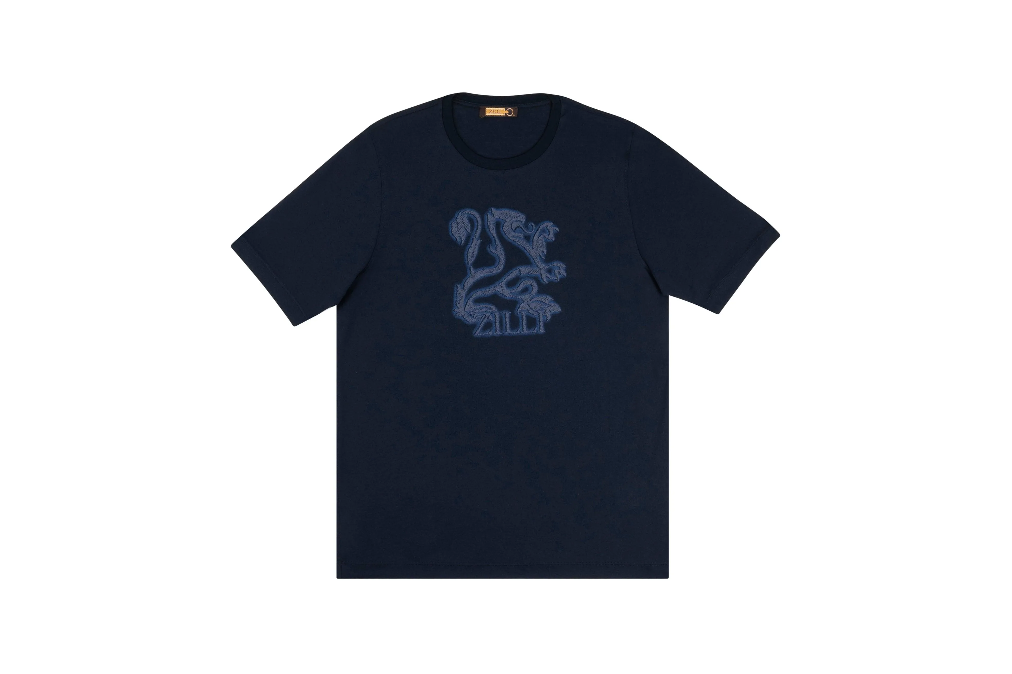 T-shirt with embossed Griffon pattern