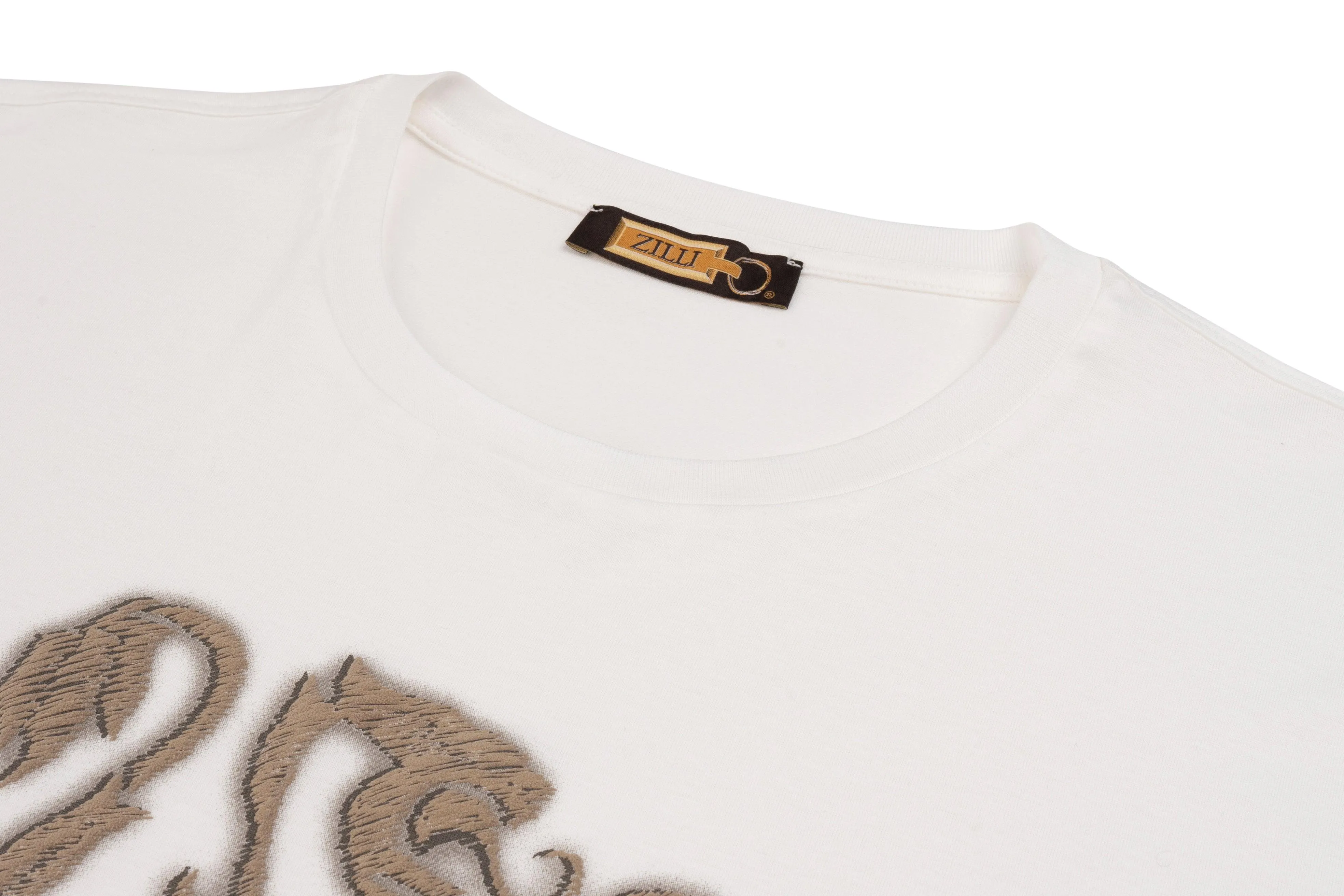 T-shirt with embossed Griffon pattern