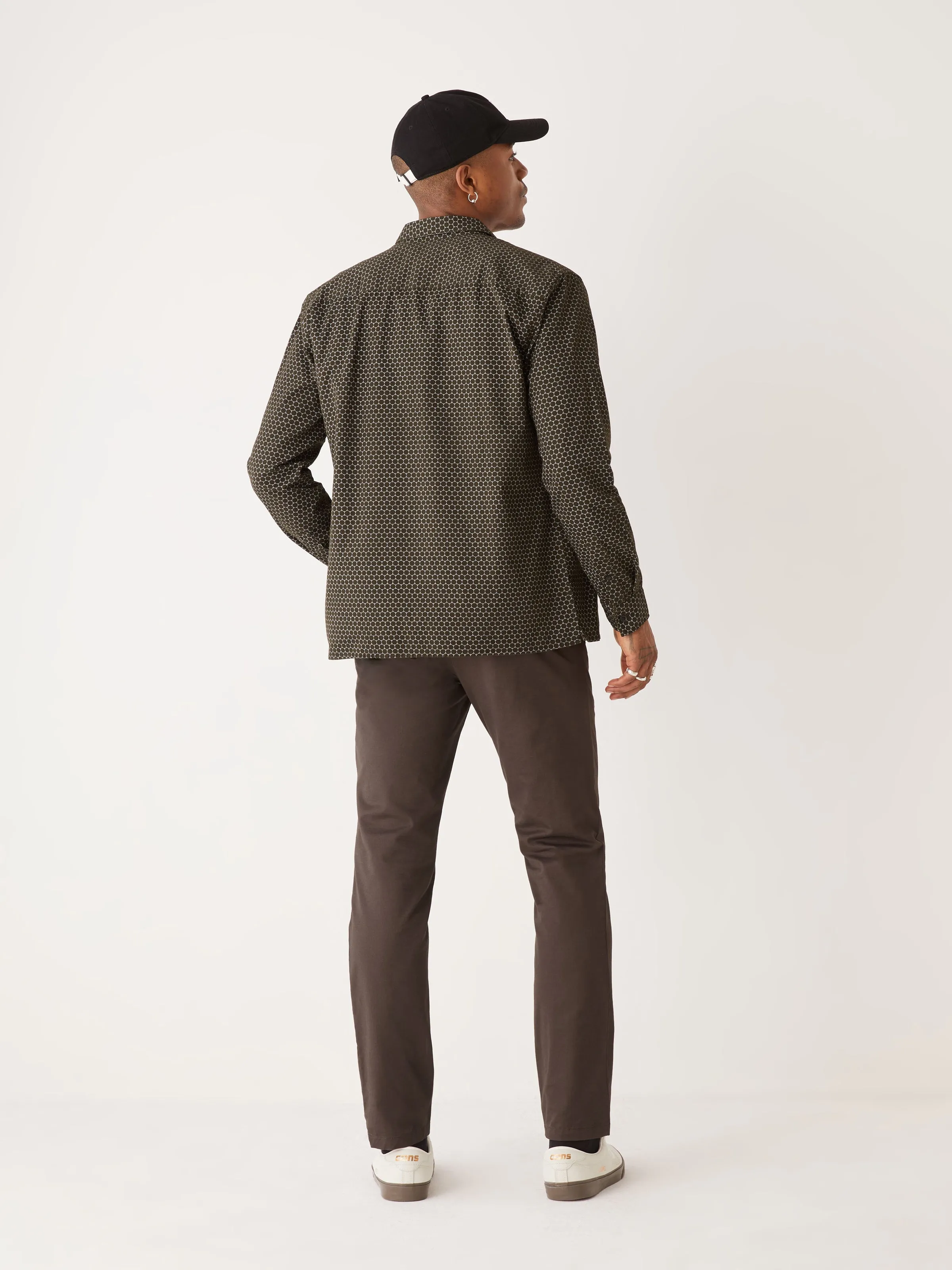 The Loose Fit Printed Shirt in Rosin