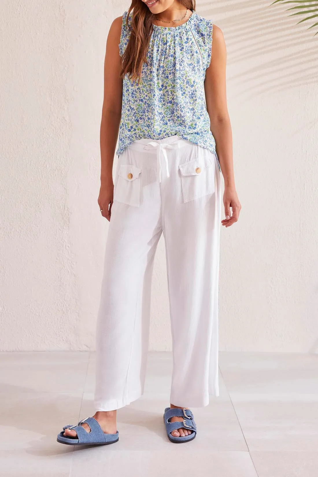Trim Detail Blouse